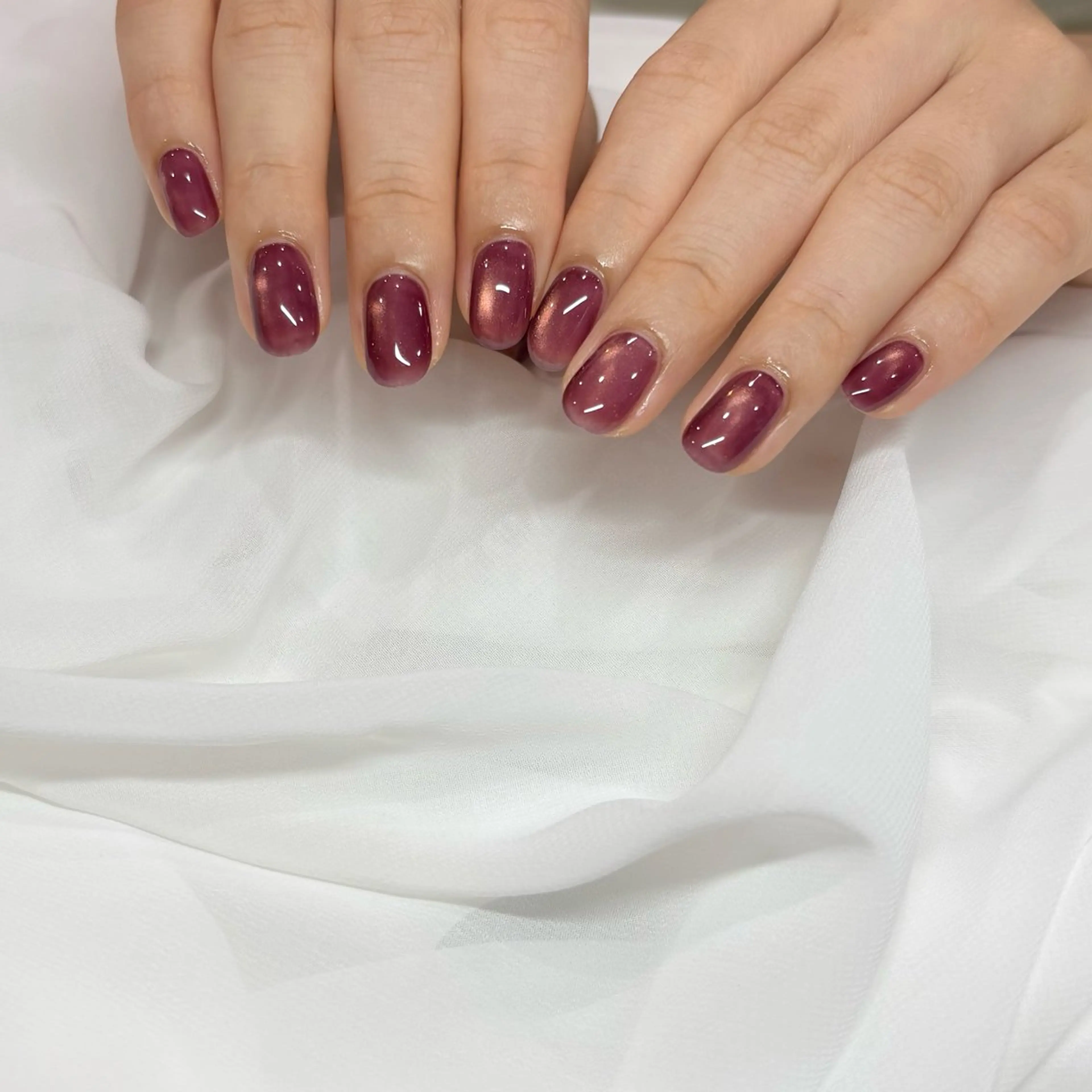 【10月💗campaign💗】他店オフ無料🉐ワンカラーネイル💅🏻色混ぜ可能✨マグネットに変更可能✨の写真