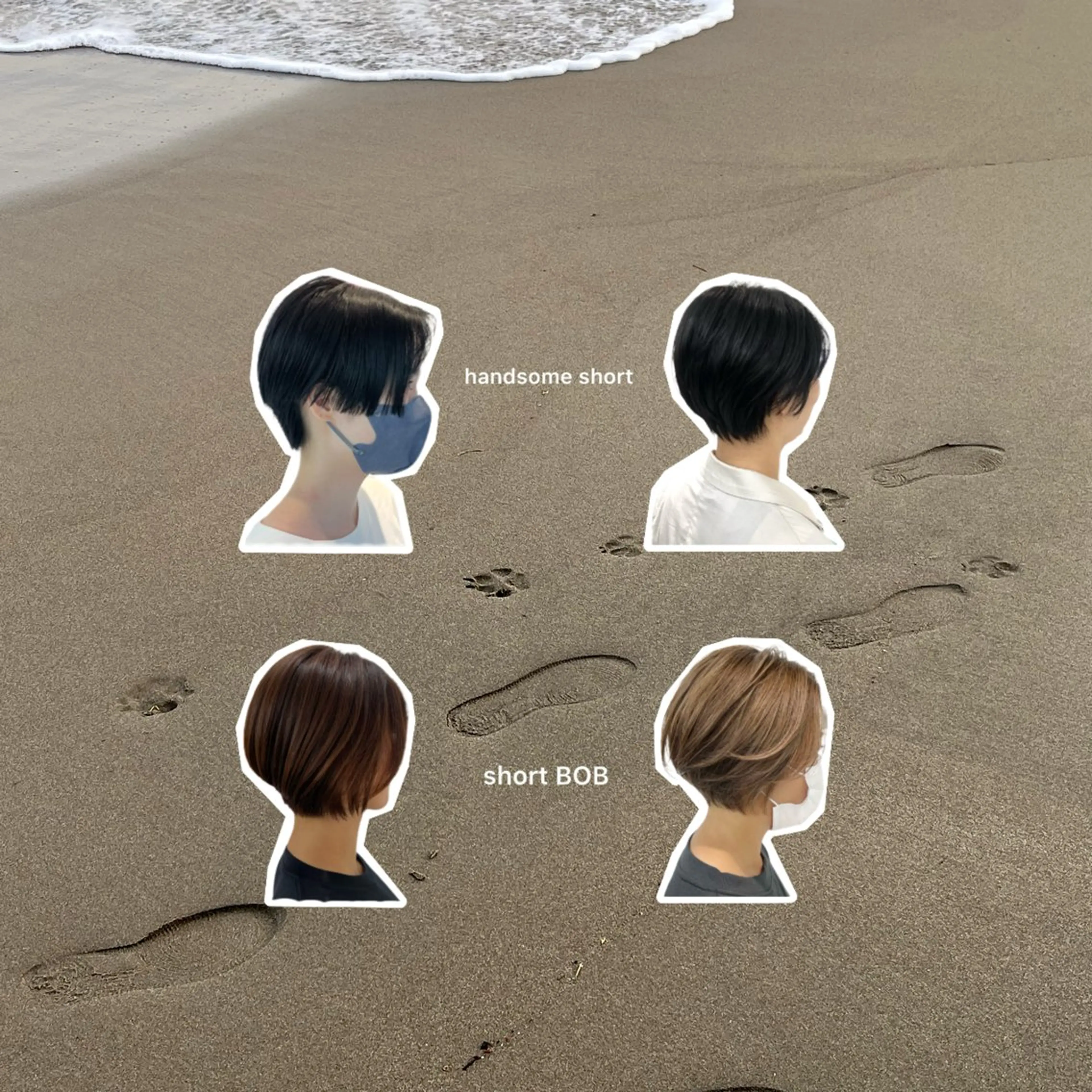 ショート 【完全無料】キサヌキ ミワのヘアスタイル