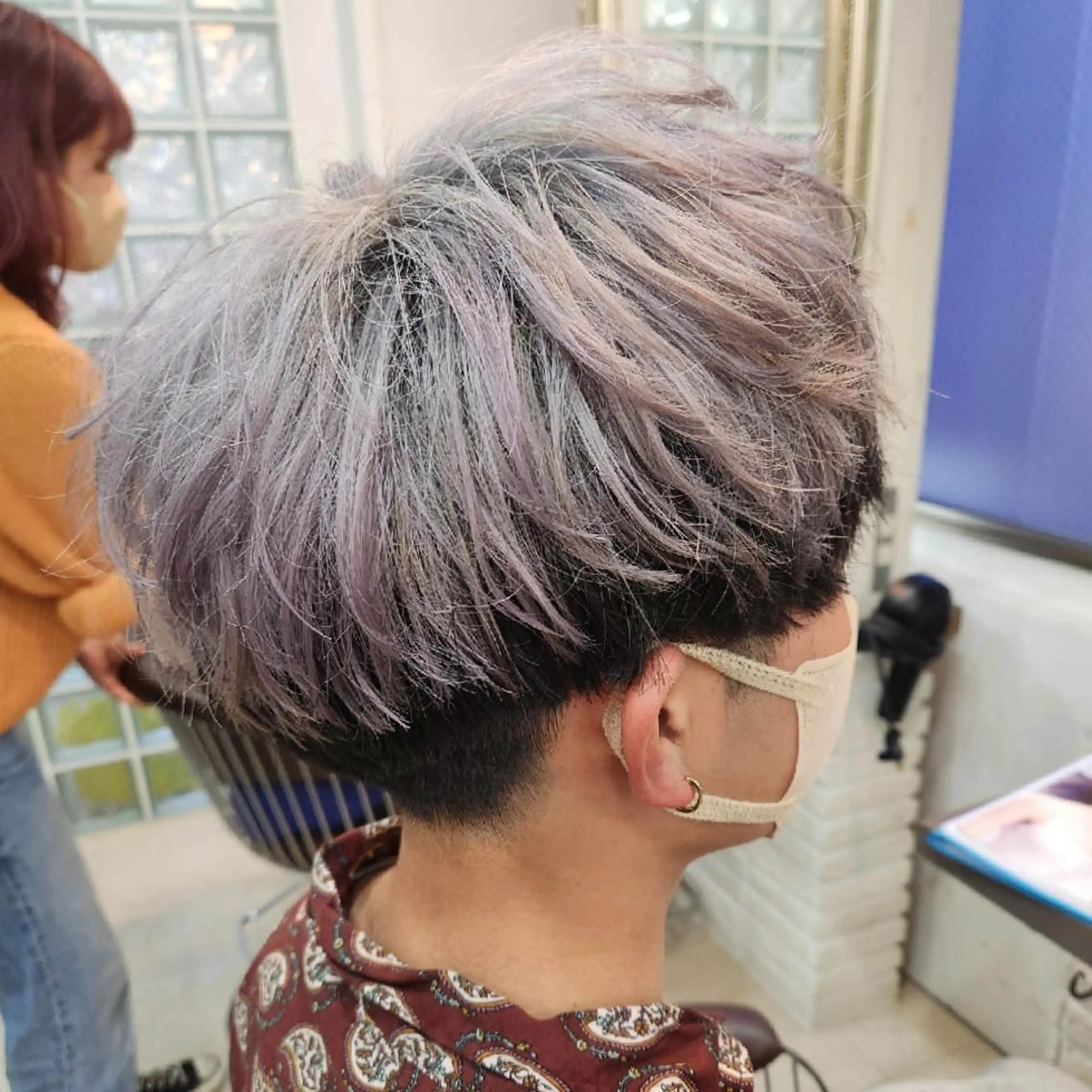 メンズ カット ヘアカラー トリートメント 韓国ヘア🇰🇷 レイヤー/芝春樹のヘアスタイル