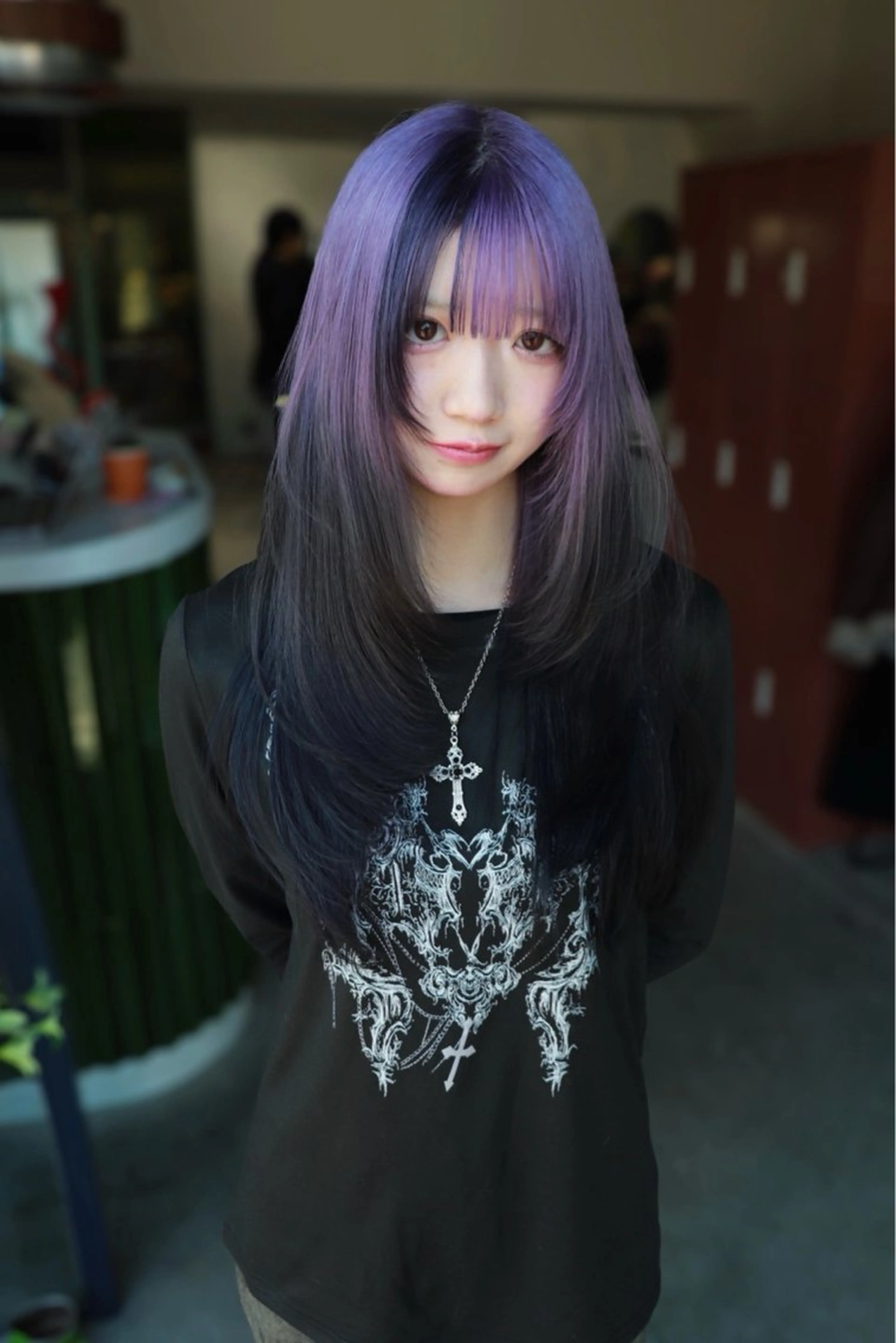 ロング カラー ヘアカラー トリートメント ヘアセット 色落ちまで2度綺麗な ハイトーン⭐️ヨシキのヘアスタイル