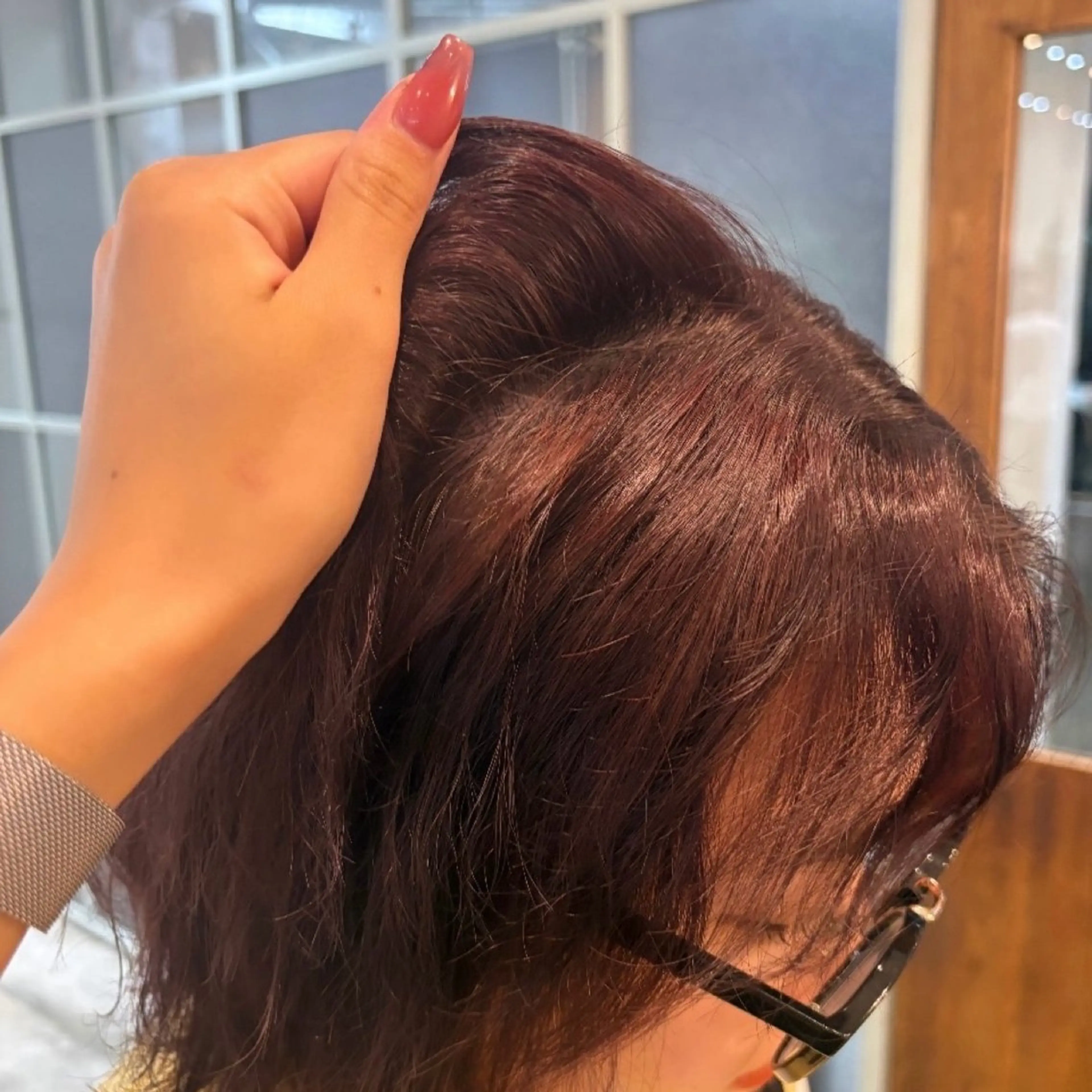 ミディアム カラー ヘアカラー トリートメント mao 🖤のヘアスタイル