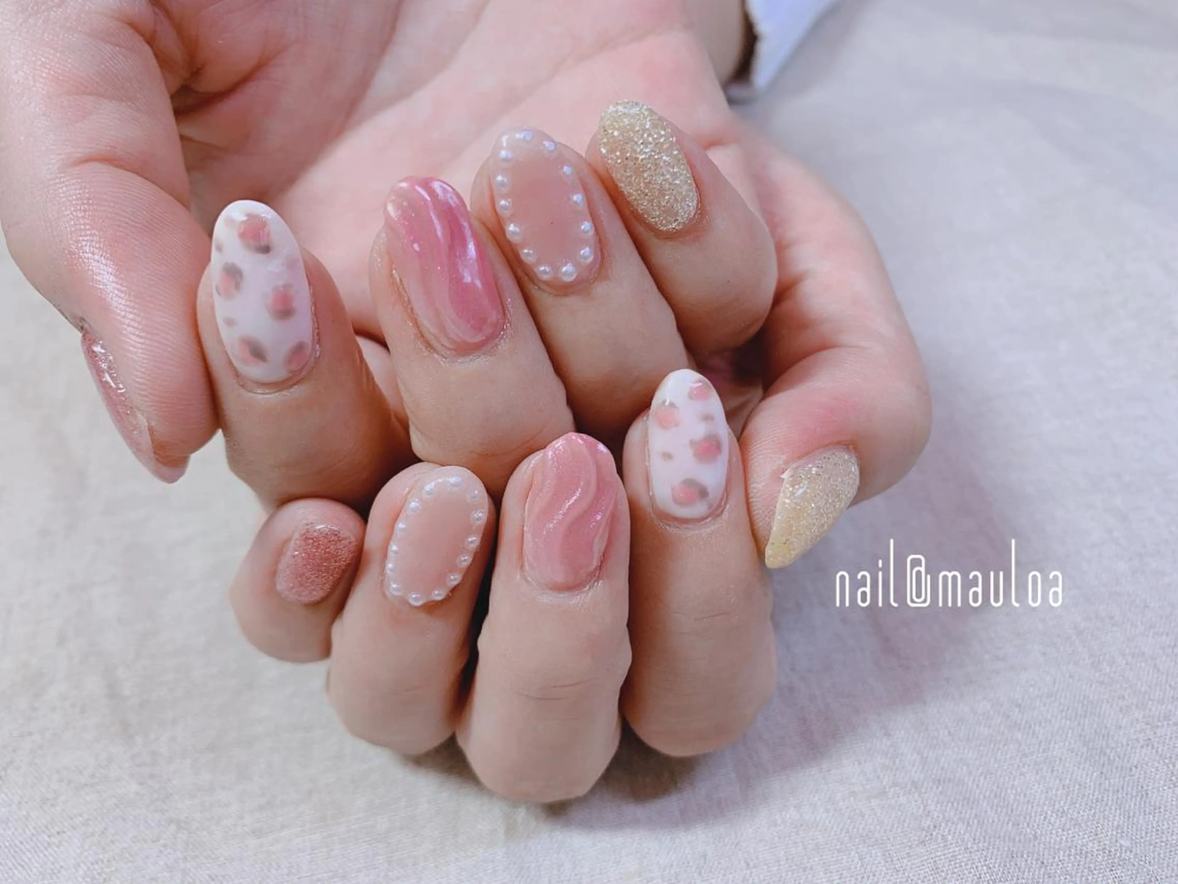 ネイル ピンク pipi..所属・pipi ..のネイルデザイン