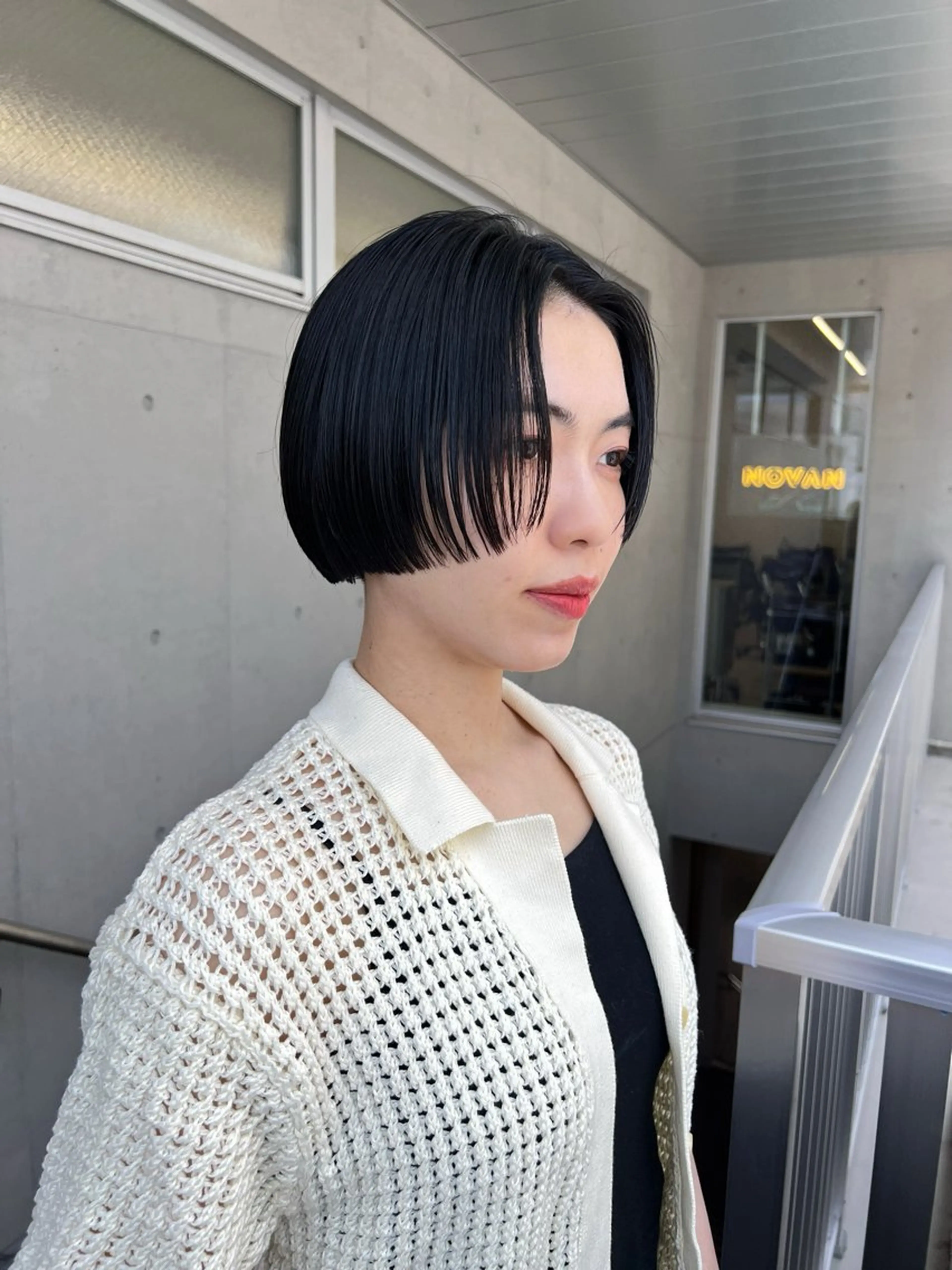 ショート ボブ カット 🌱ぱつっと/ボブ 🌱のヘアスタイル