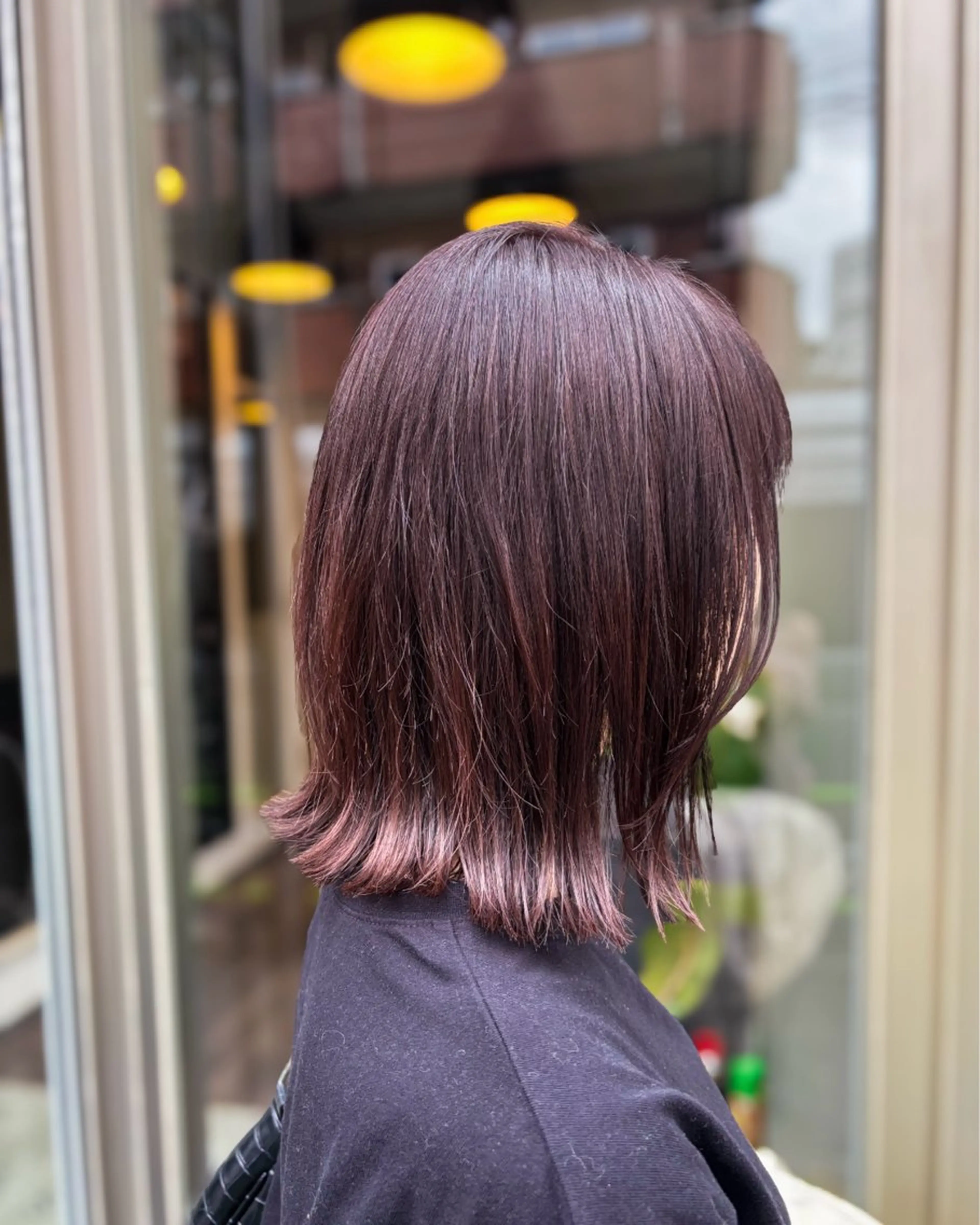 ミディアム 外ハネヘア Lehm所属・表参道/さあ や/大人ナチュラルのヘアスタイル