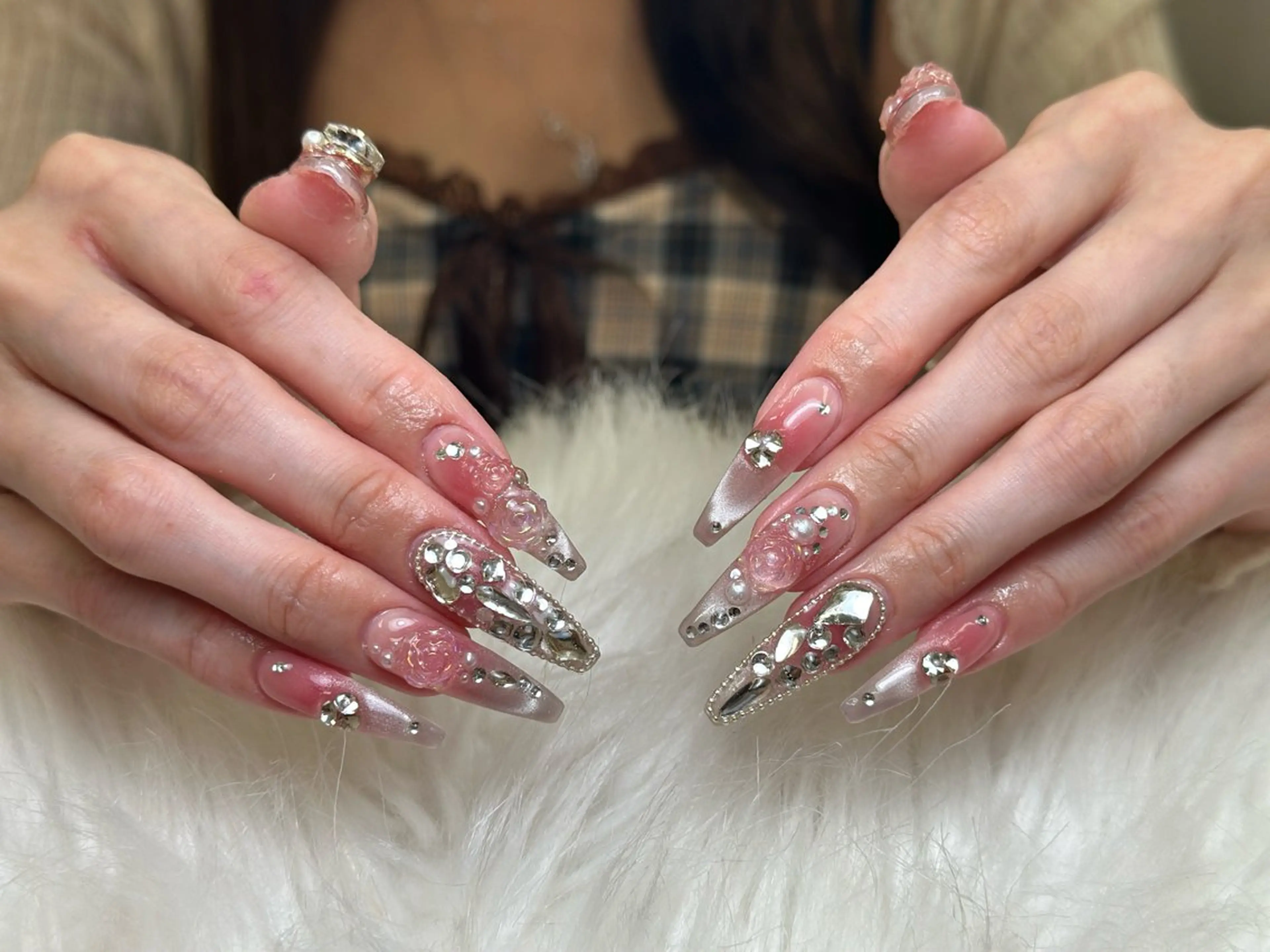 ネイル アートネイル ジェルネイル マグネットネイル ハンドネイル JennNail_ マオのネイルデザイン
