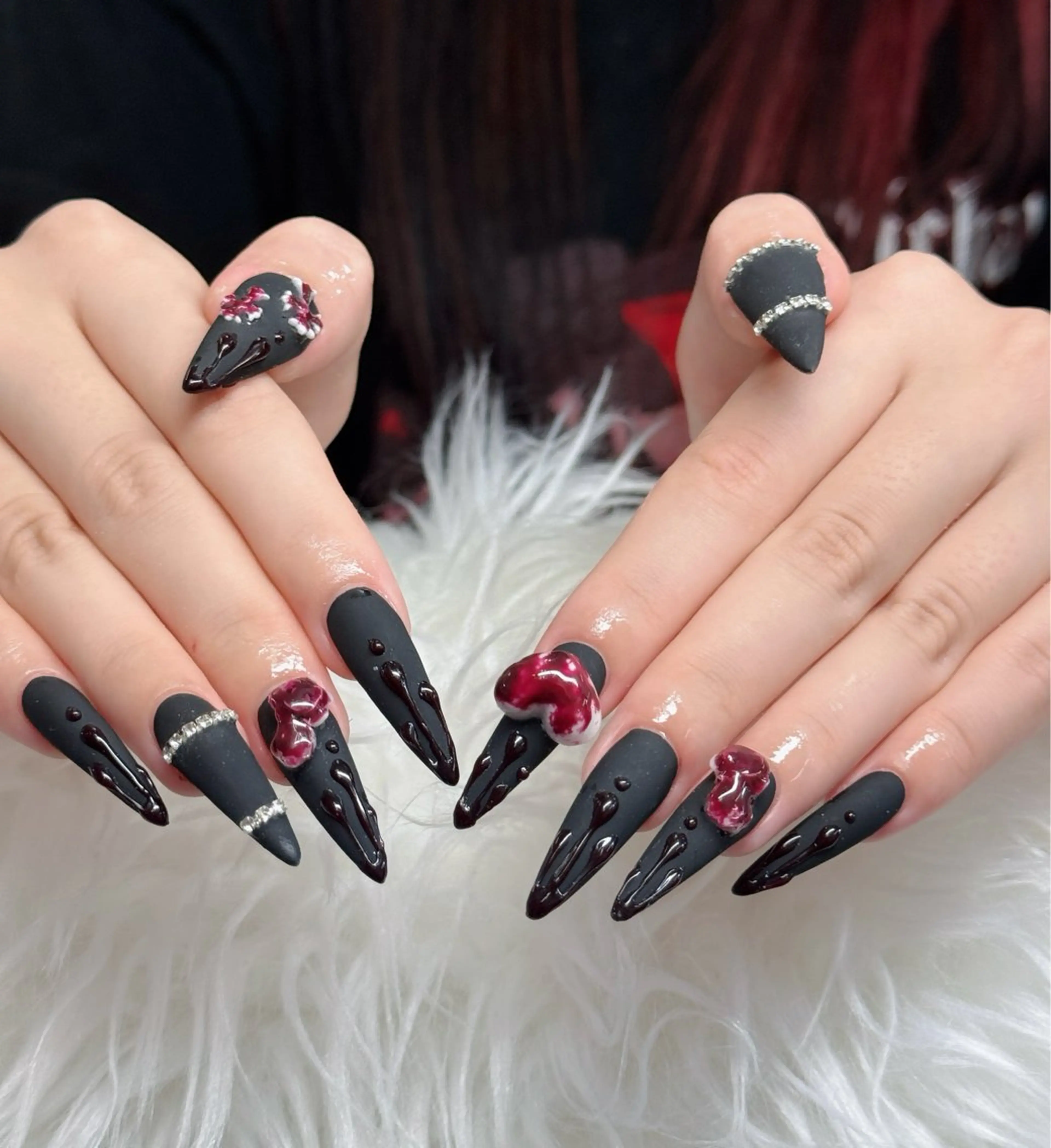 ネイル べっ甲ネイル チークネイル フラッシュネイル フラワーネイル フットネイル ハンドネイル Hani Nail Salonのネイルデザイン