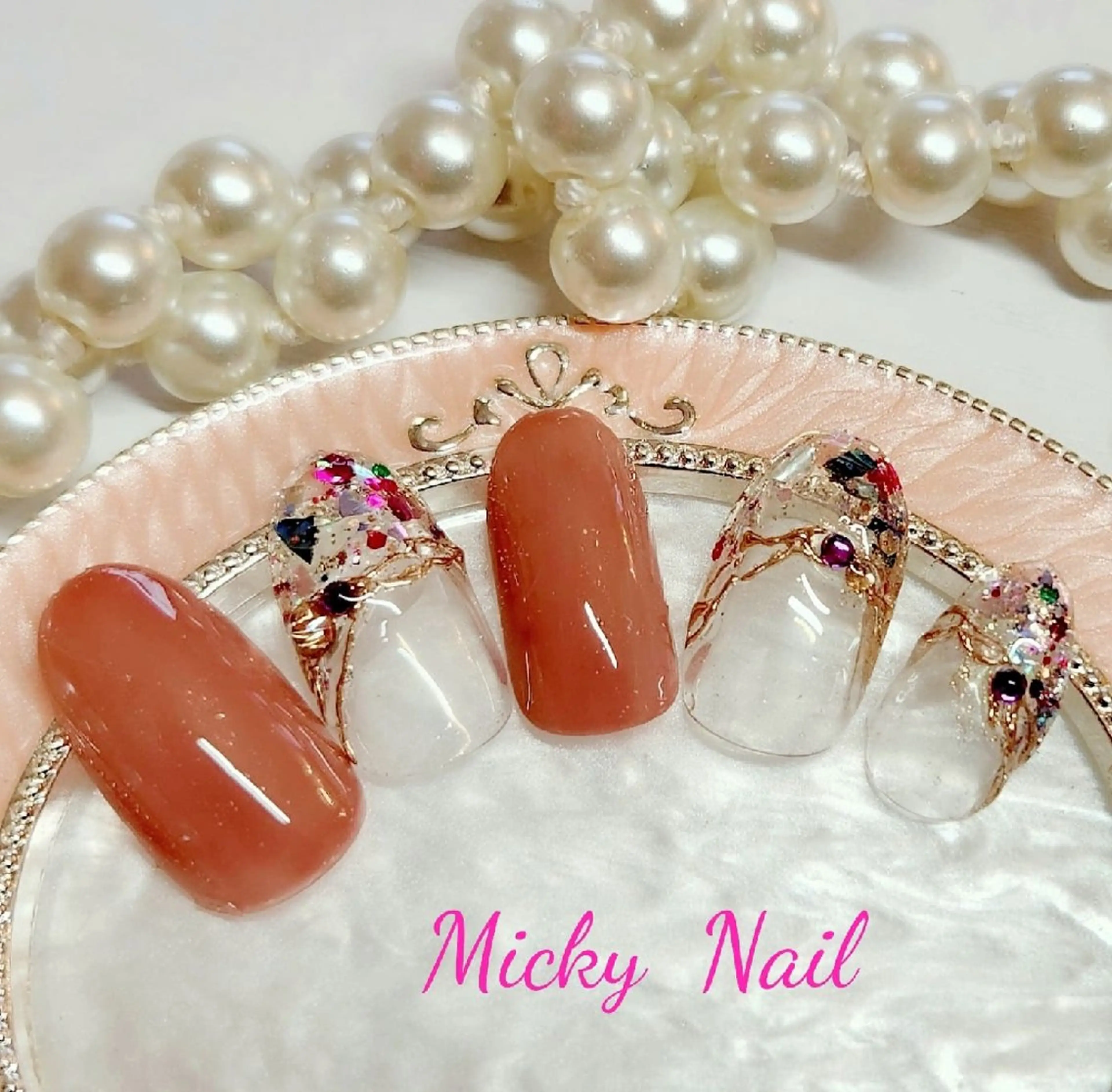 ネイル フレンチネイル Micky nail chikushinoのネイルデザイン