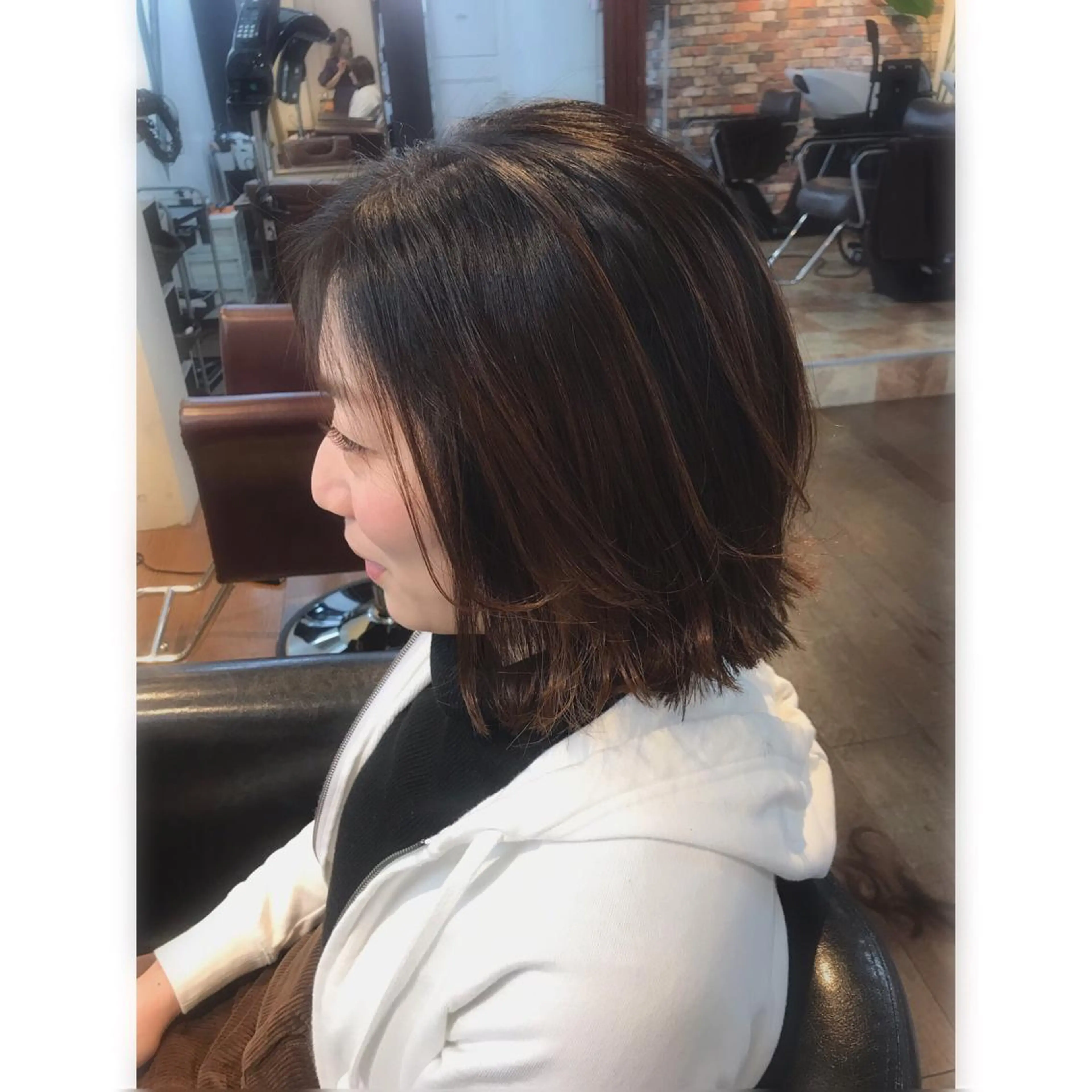 ミディアム ヘアアレンジ ボブ 外ハネヘア corona hairdesign KAZUE MAEDA所属・マエダ　カズエ🫶 coronahairのヘアスタイル