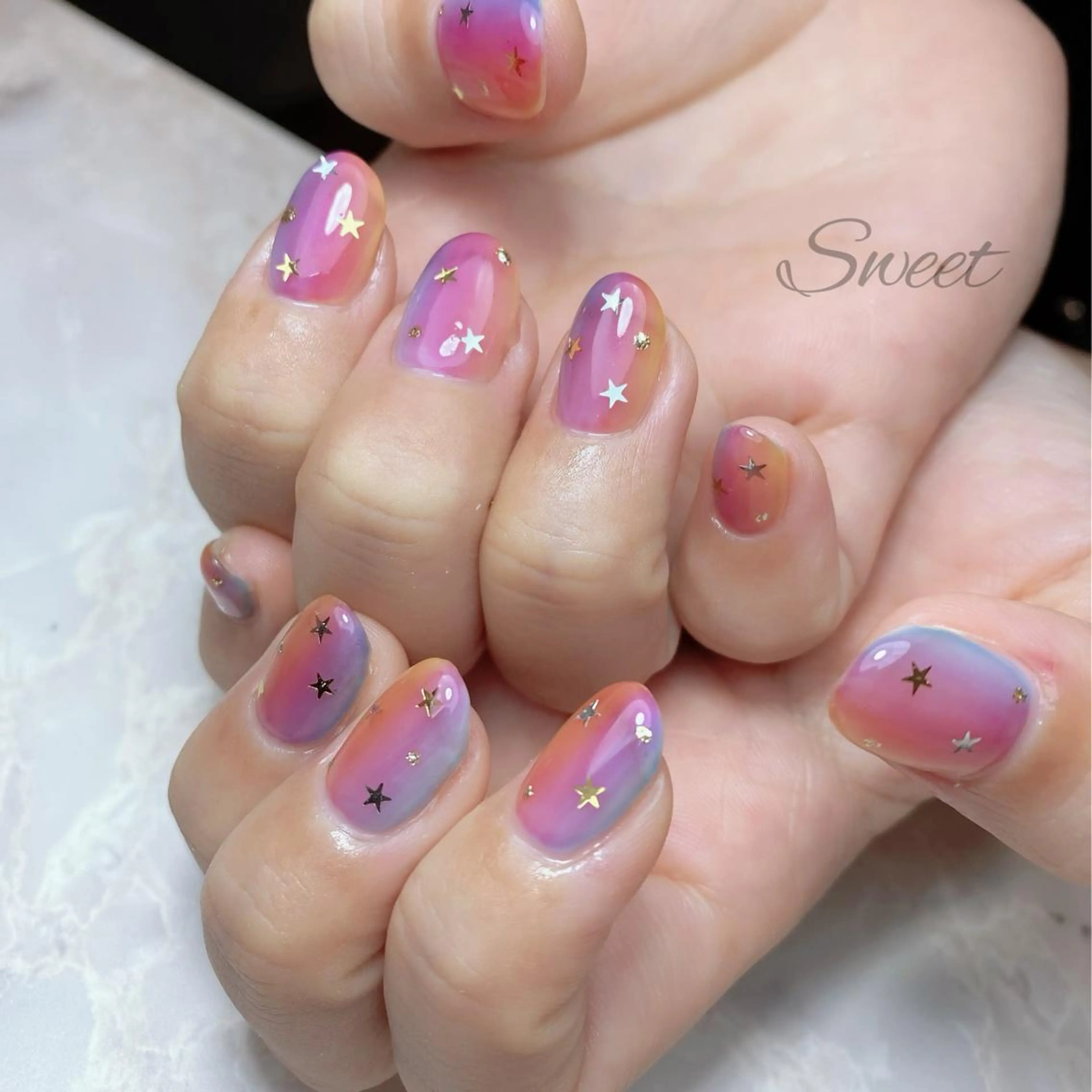 ネイル sweet 仲野陽子のネイルデザイン