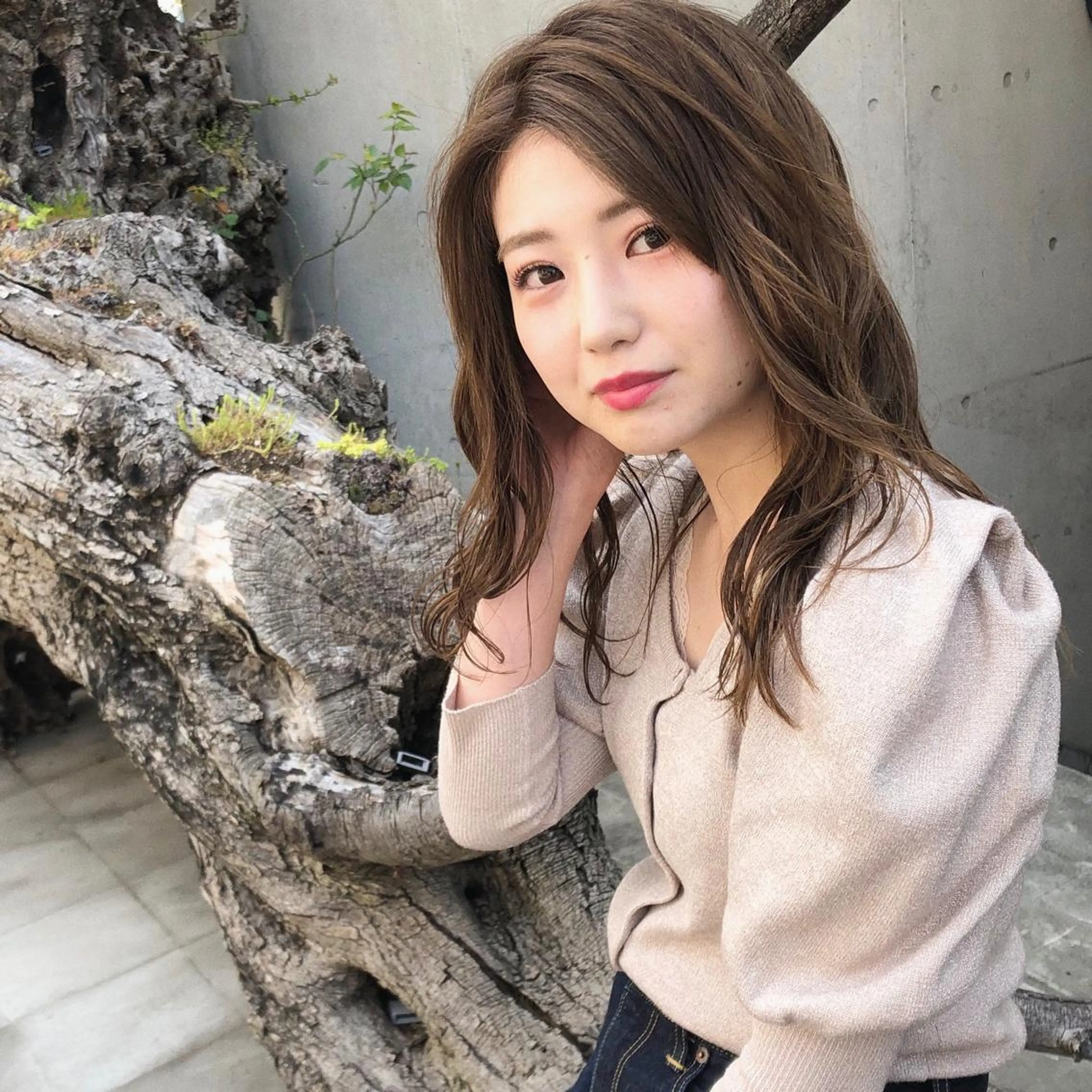 セミロング 冨木 雄斗のヘアスタイル