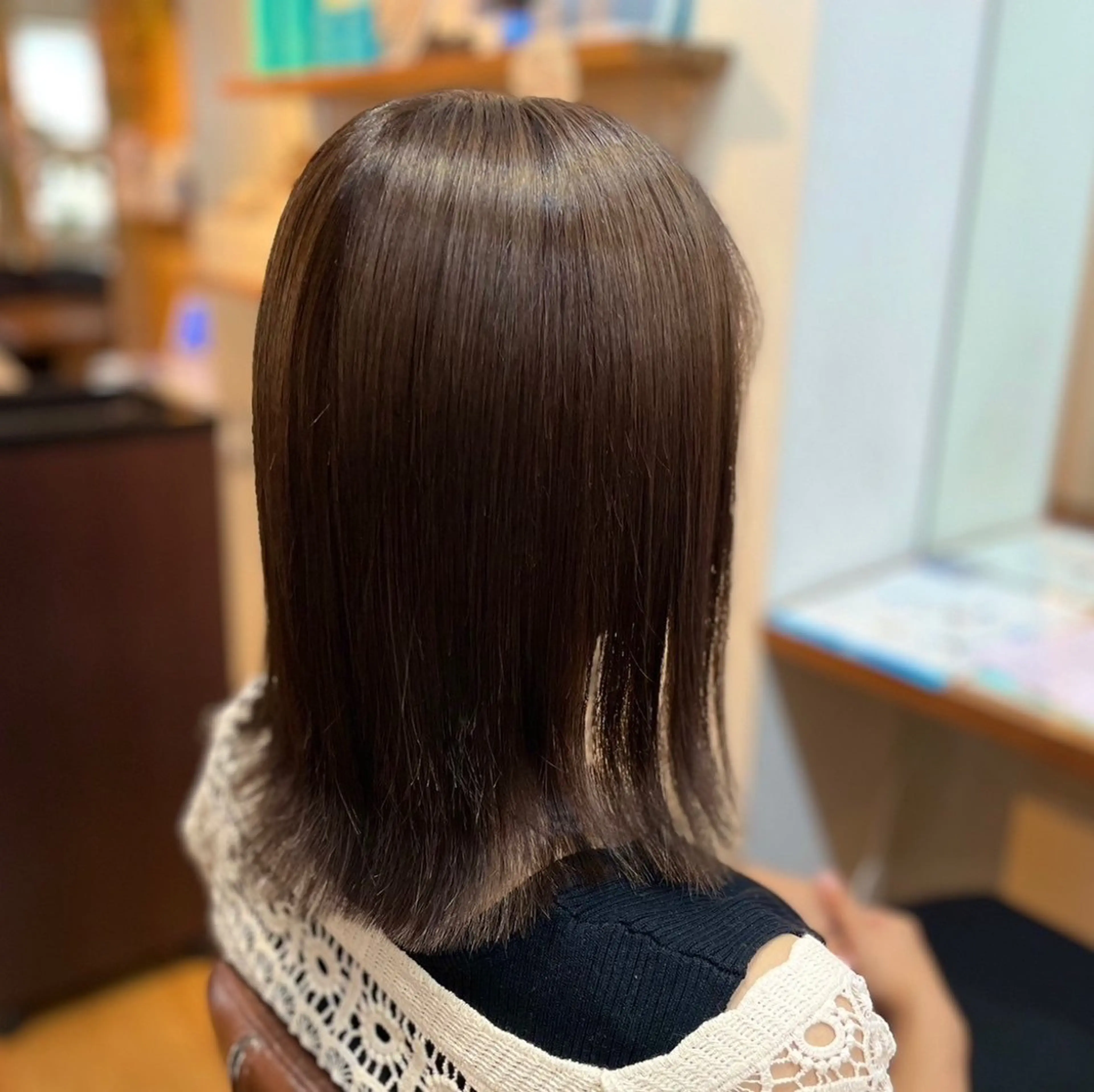 ミディアム カラー Loops 北山田所属・すなが/ カットモデル募集中のヘアスタイル