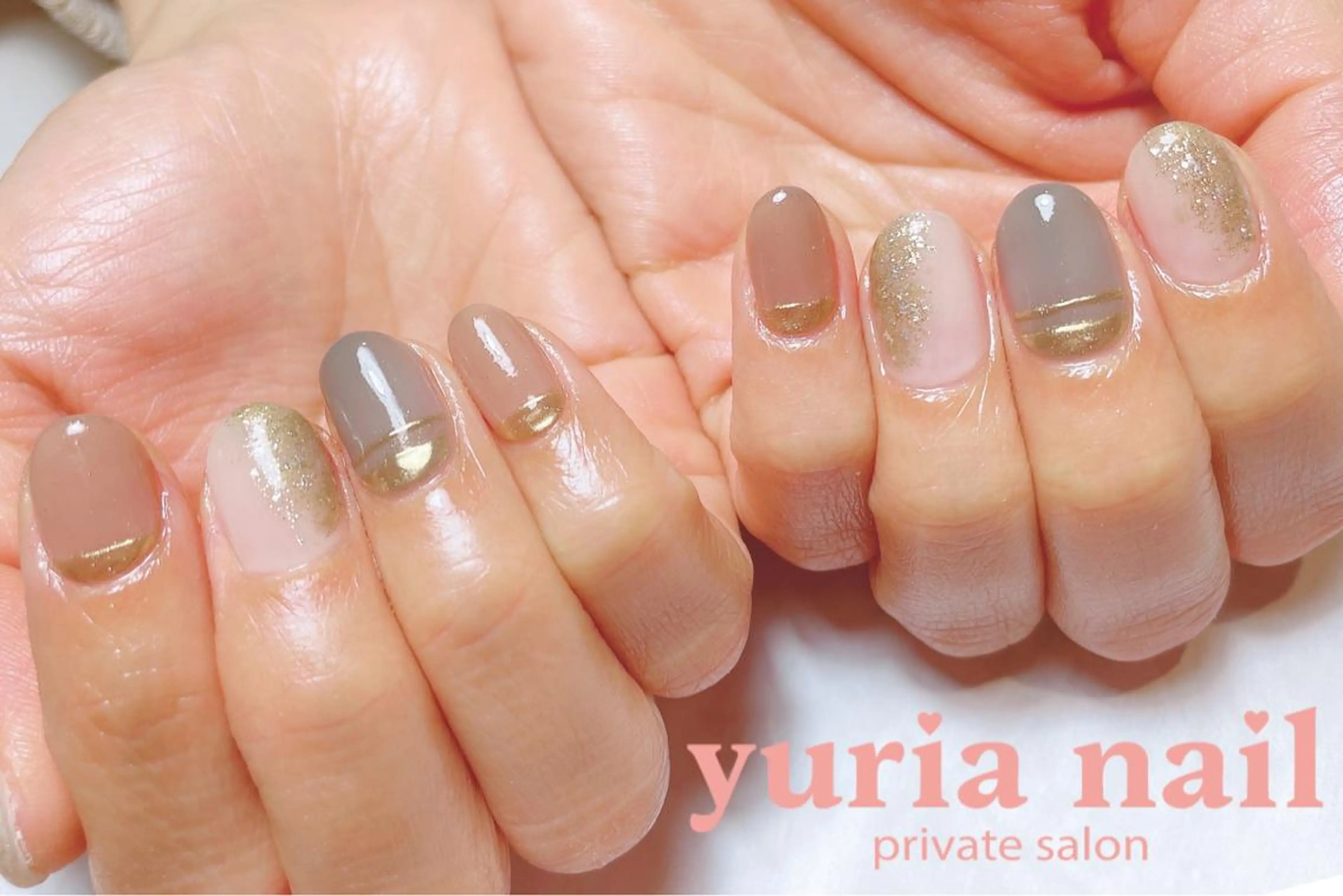 ネイル ジェルネイル ニュアンスネイル ハンドネイル 小林 ゆりあのネイルデザイン