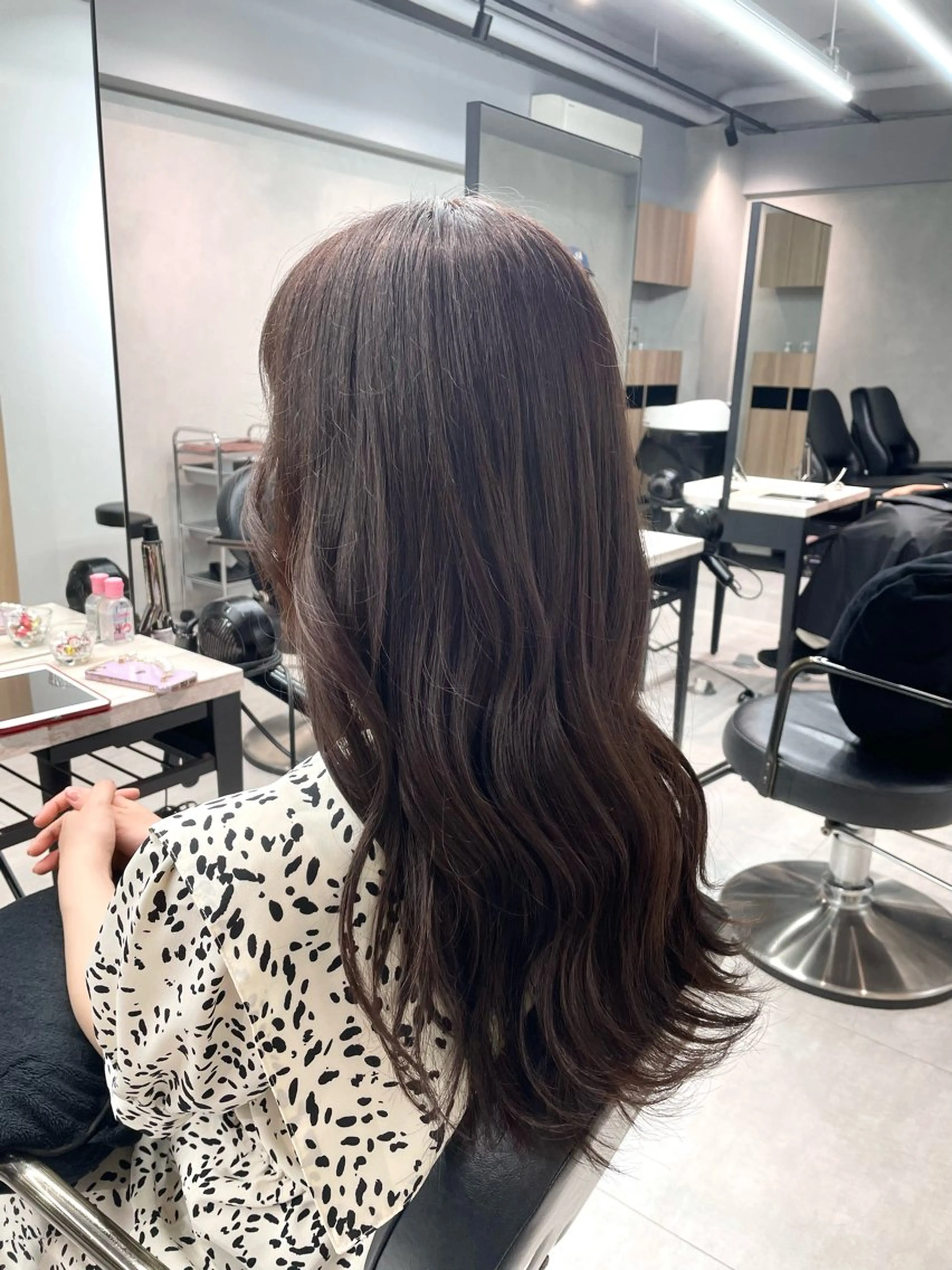 ロング カラー ラベンダーカラー 澤 佑華 🎀 透明感カラーのヘアスタイル