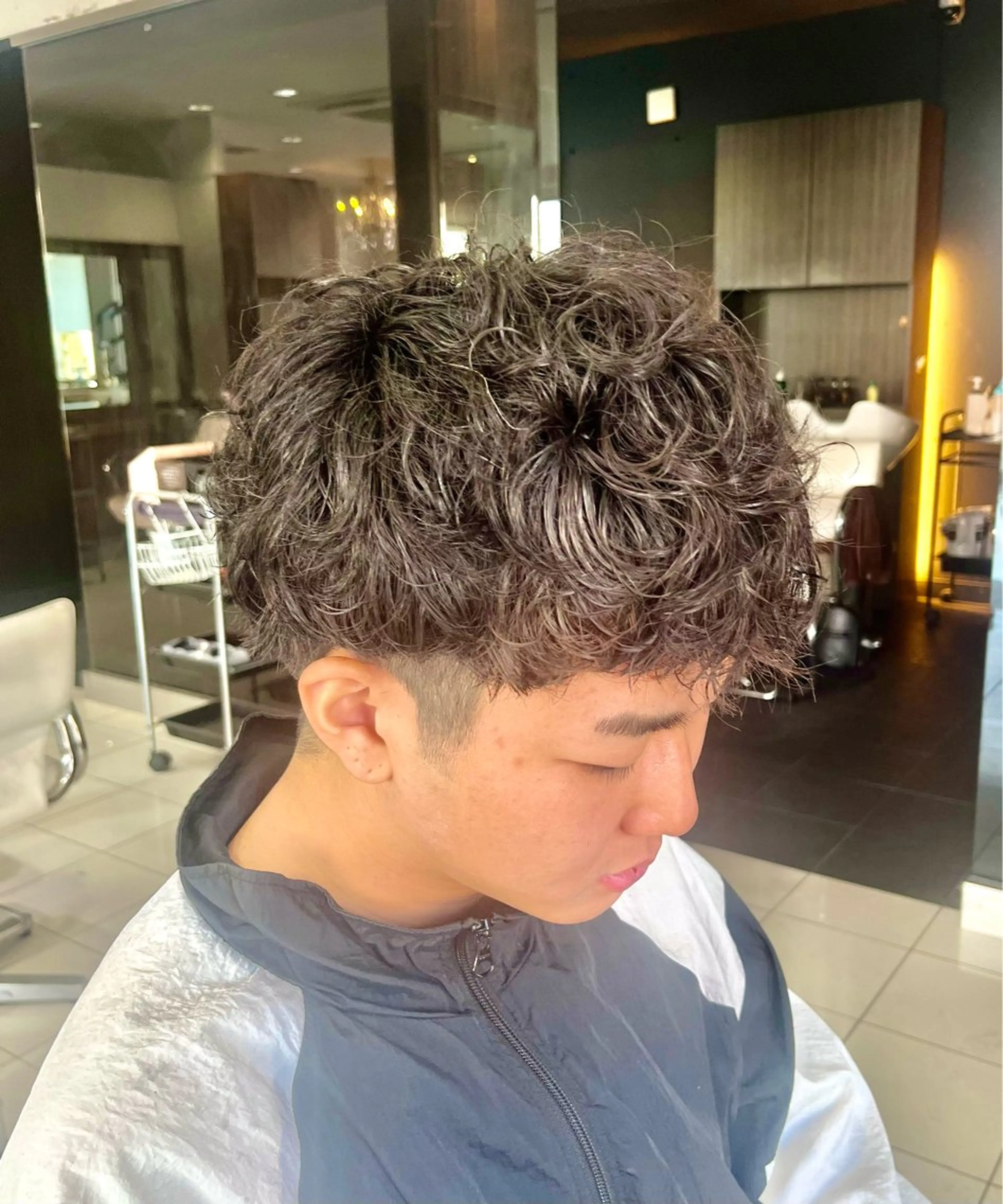 ショート メンズ カット パーマ パーマ特化美容師 🔥Yoshiyaのヘアスタイル