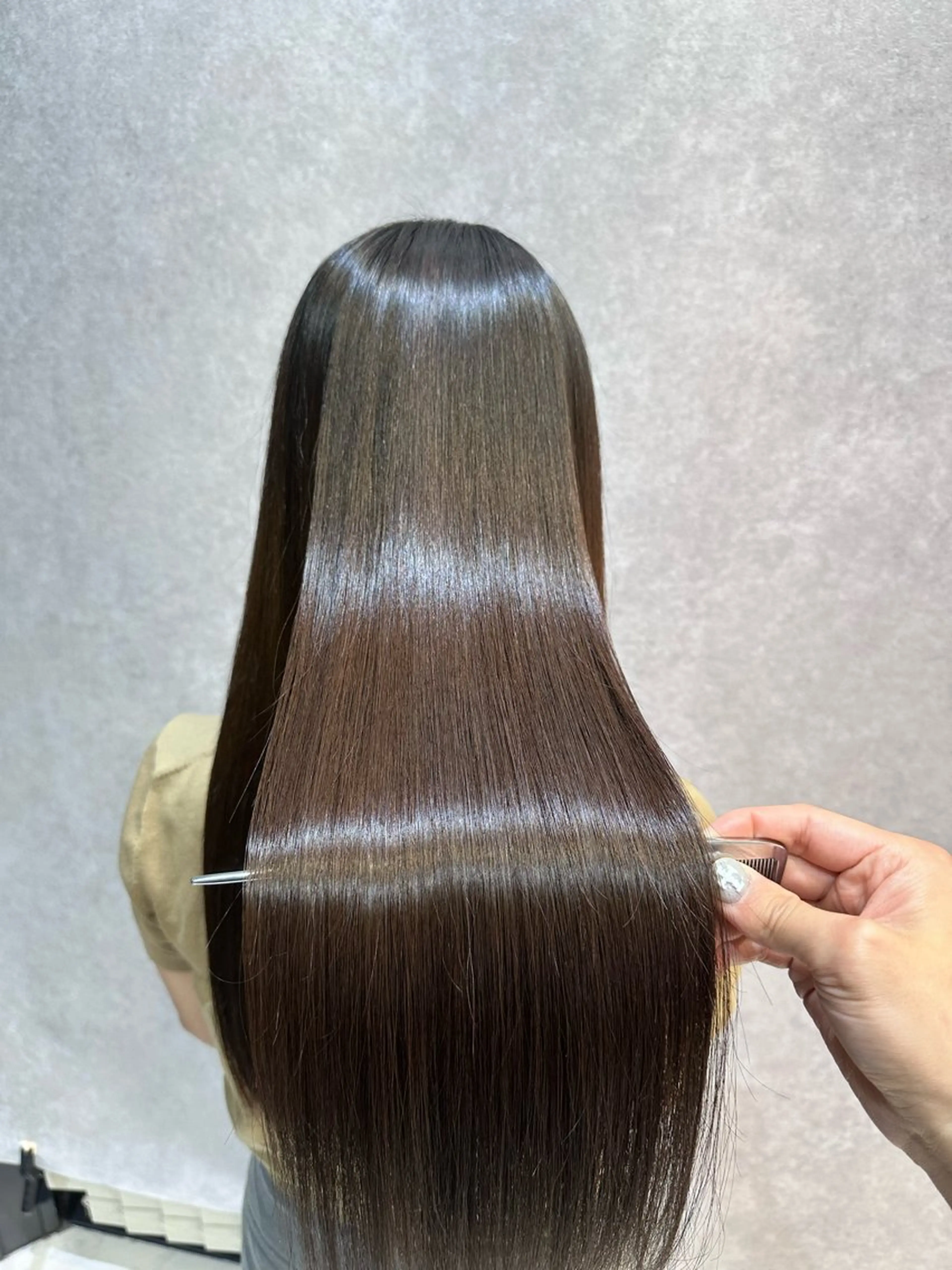 ロング 🔸縮毛矯正/髪質 改善カラー石崎🔸のヘアスタイル