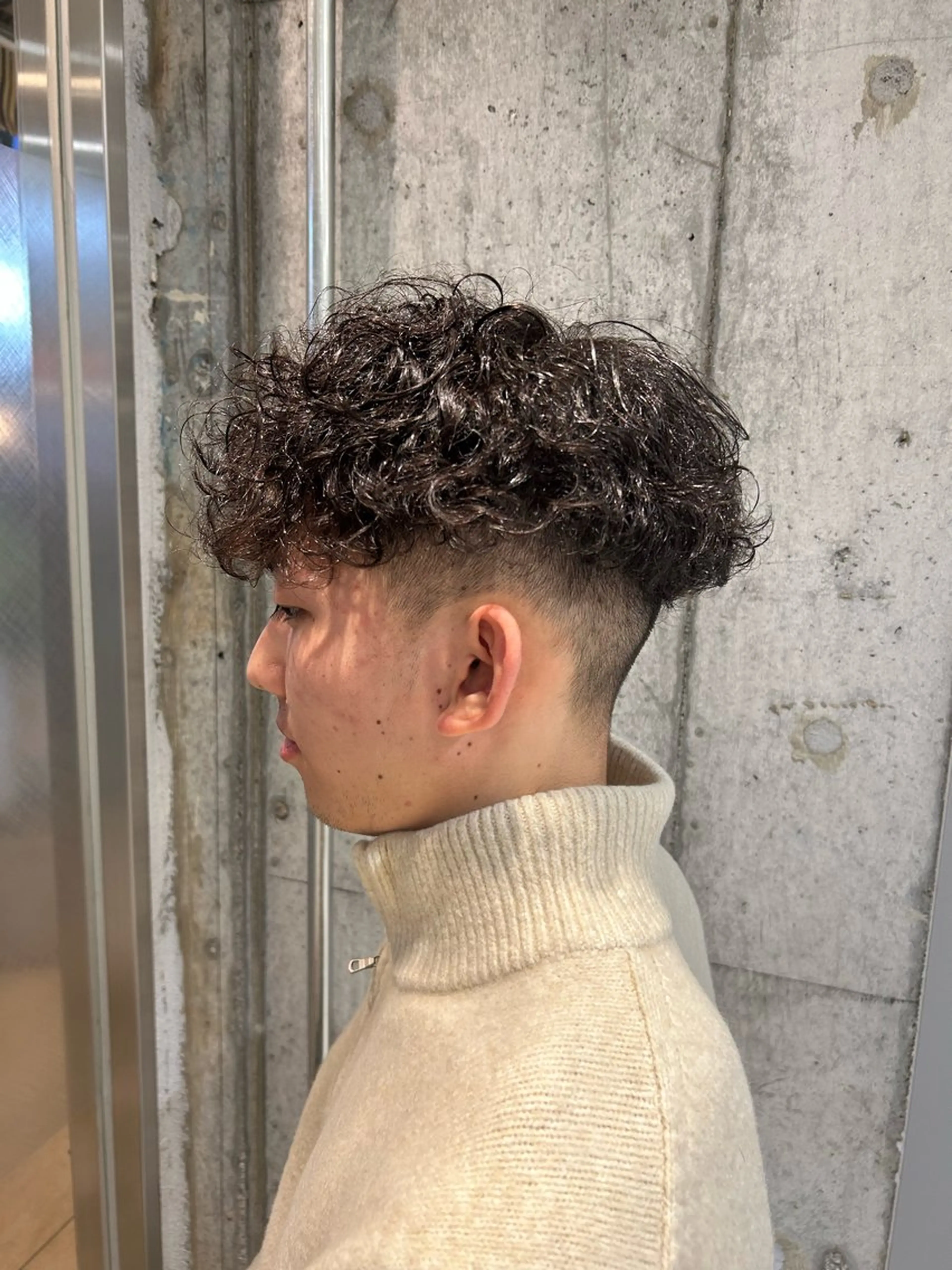 ショート パーマ メンズ パーマが得意です💥 ハユカといいます❗️のヘアスタイル