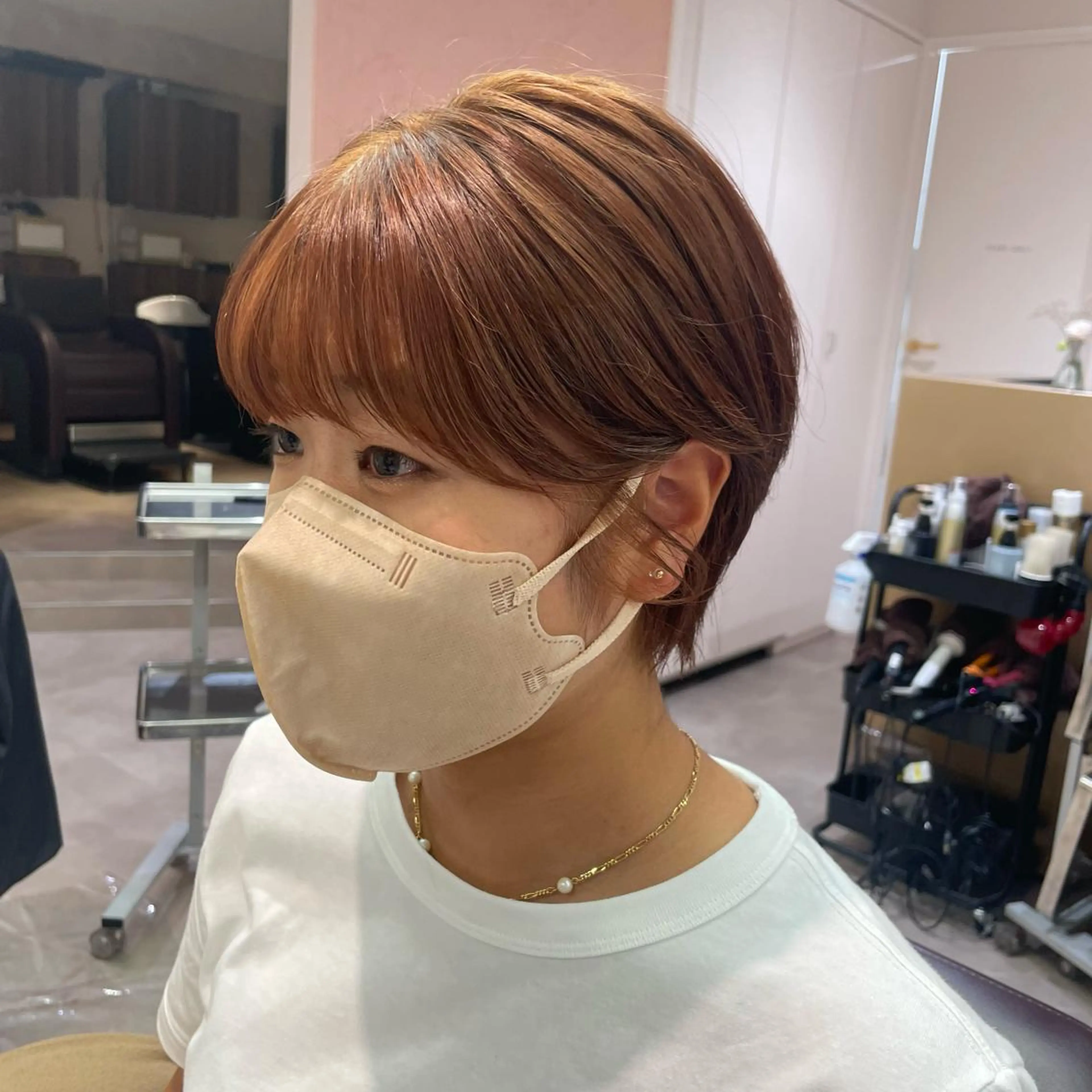 ショート カラー 松永 梨央のヘアスタイル