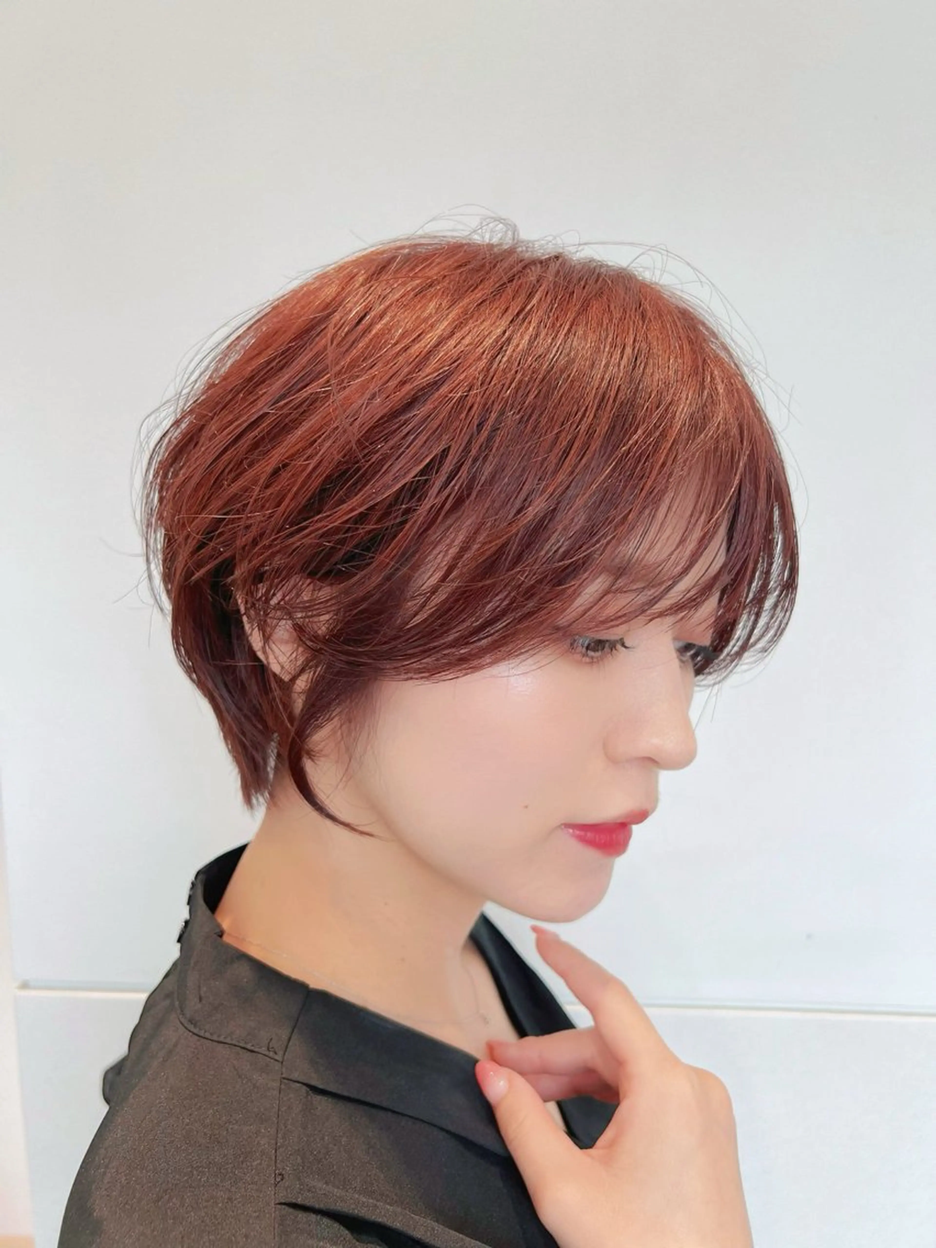 ショート ヘアカラー トリートメント 縮毛矯正 /横山陸人のヘアスタイル