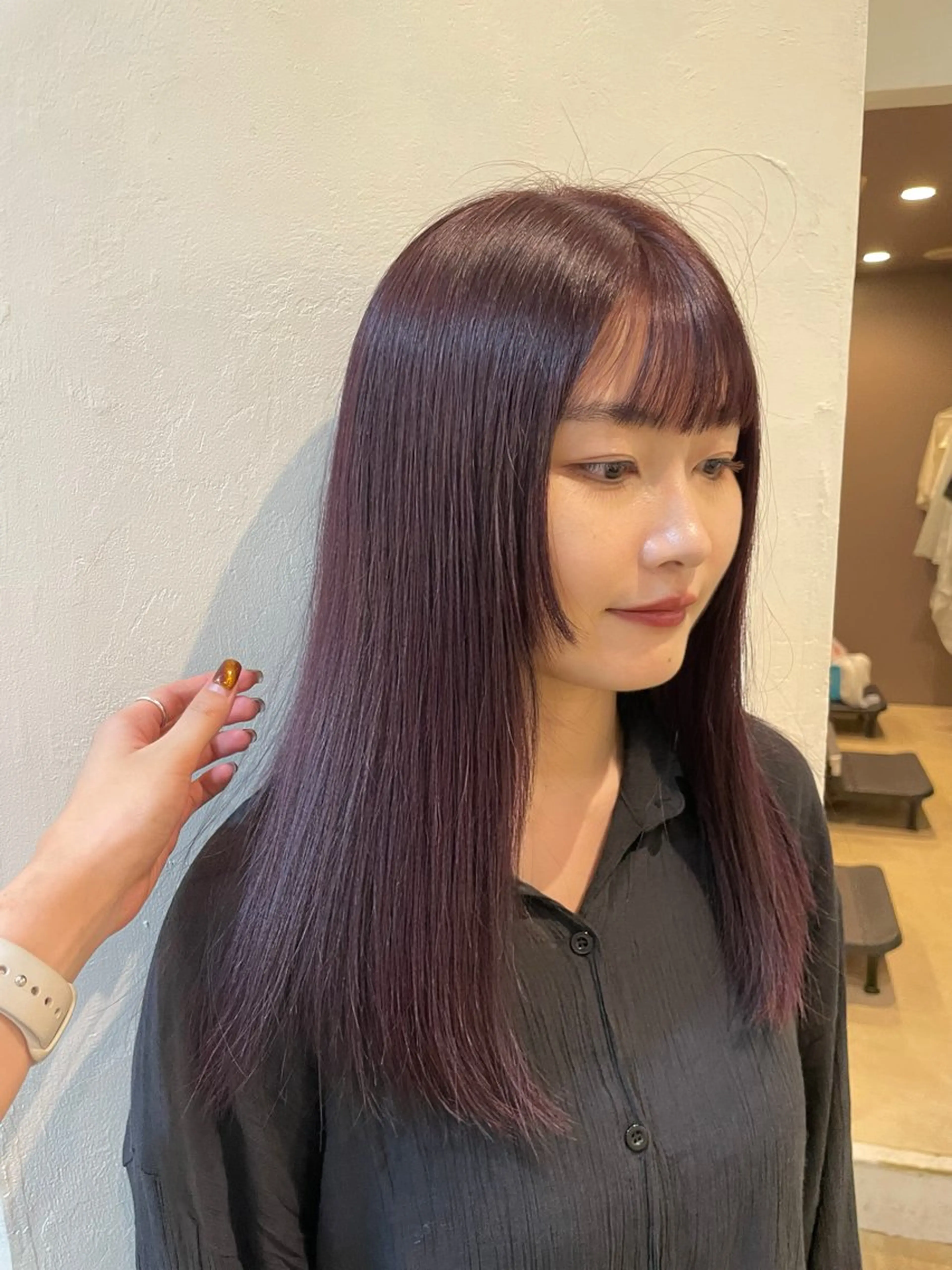 ミディアム ボブ/ショート おおいえひびきのヘアスタイル