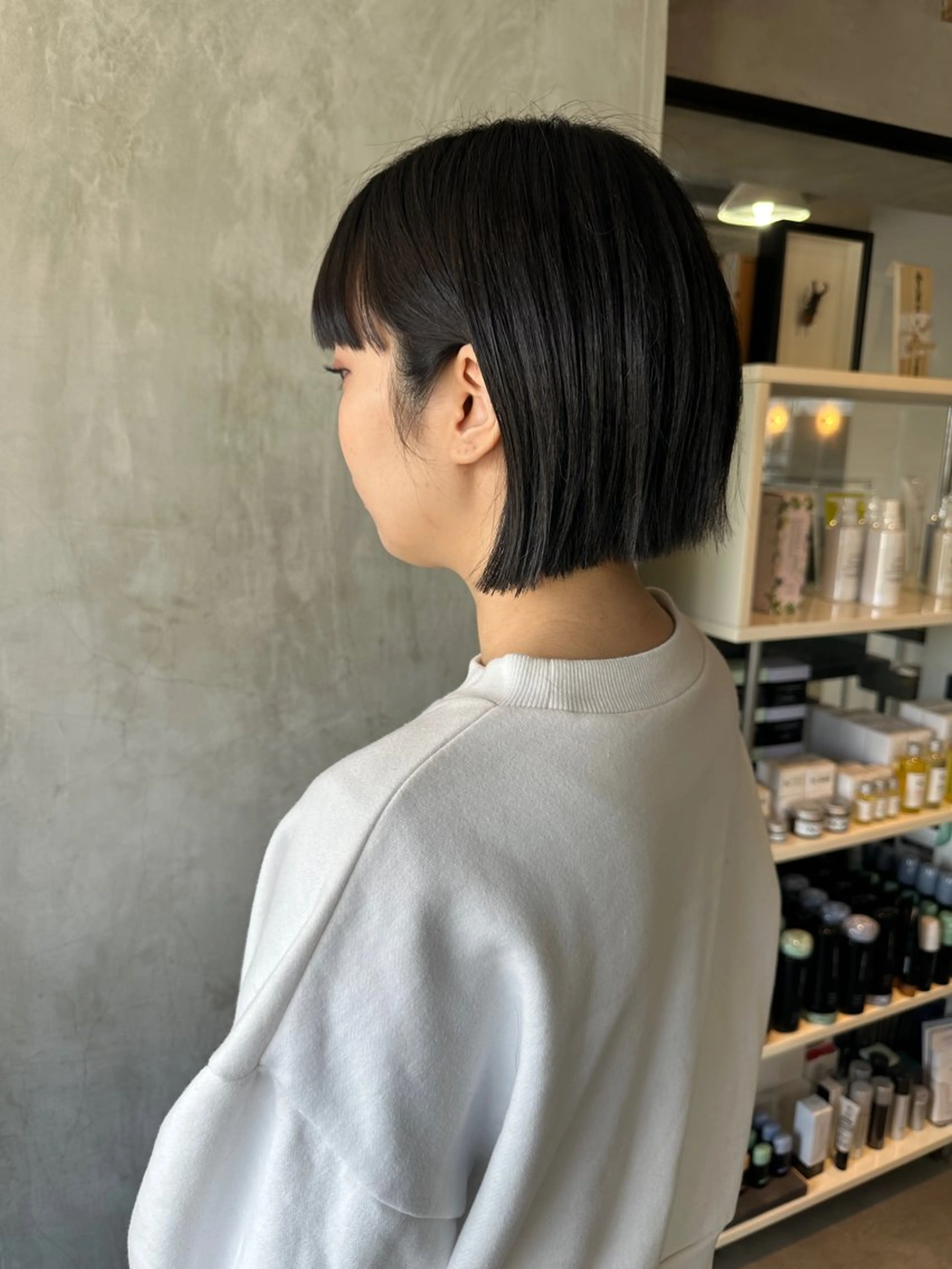 ショート カラー ヘアアレンジ ボブ カット トリートメント stylist/蛯谷 珠里のヘアスタイル