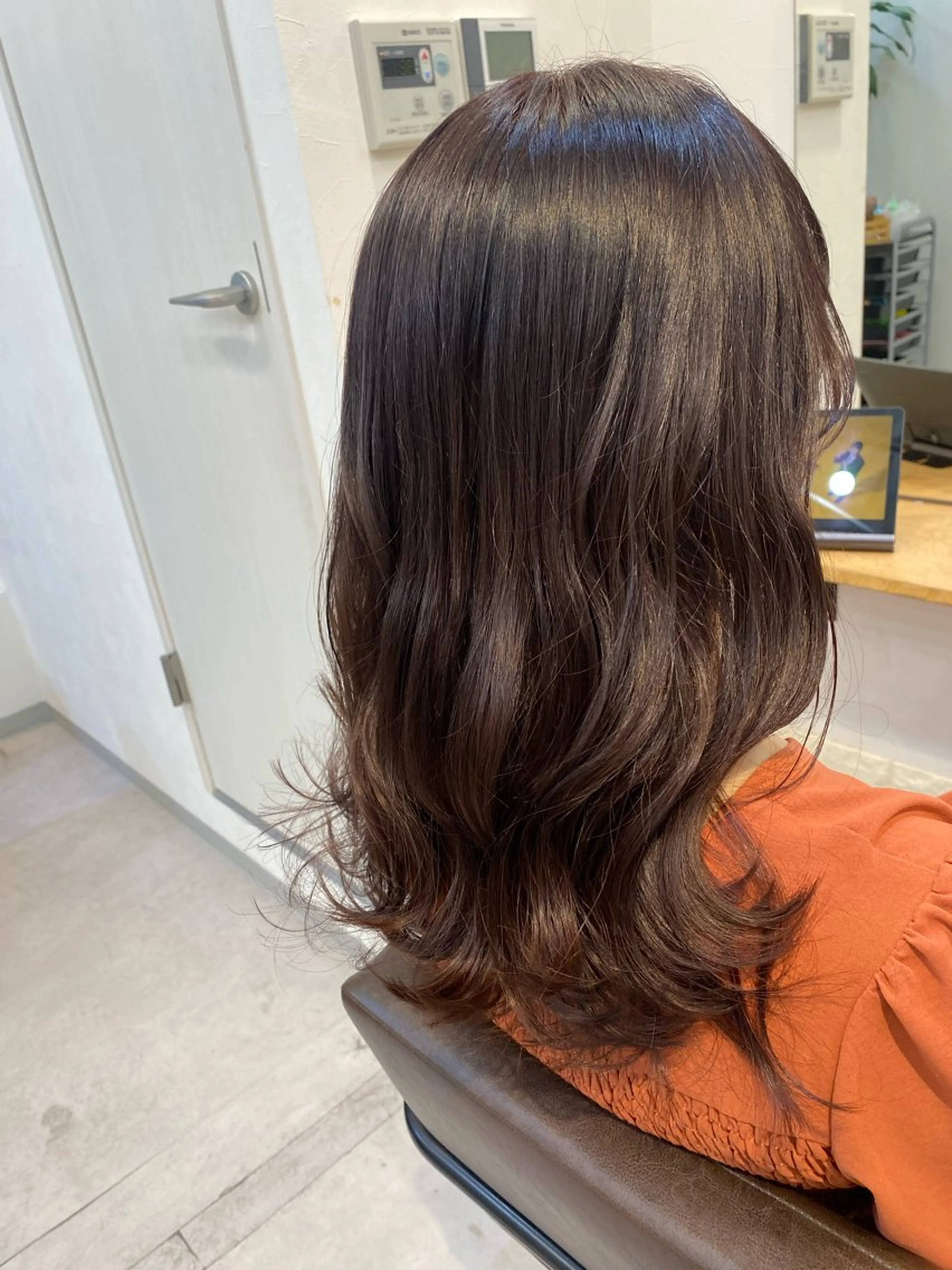ミディアム カラー カット ヘアカラー トリートメント Dxxxx III所属・オシャレ女性目線の 大人メンズ❁⃘*.ﾟのヘアスタイル