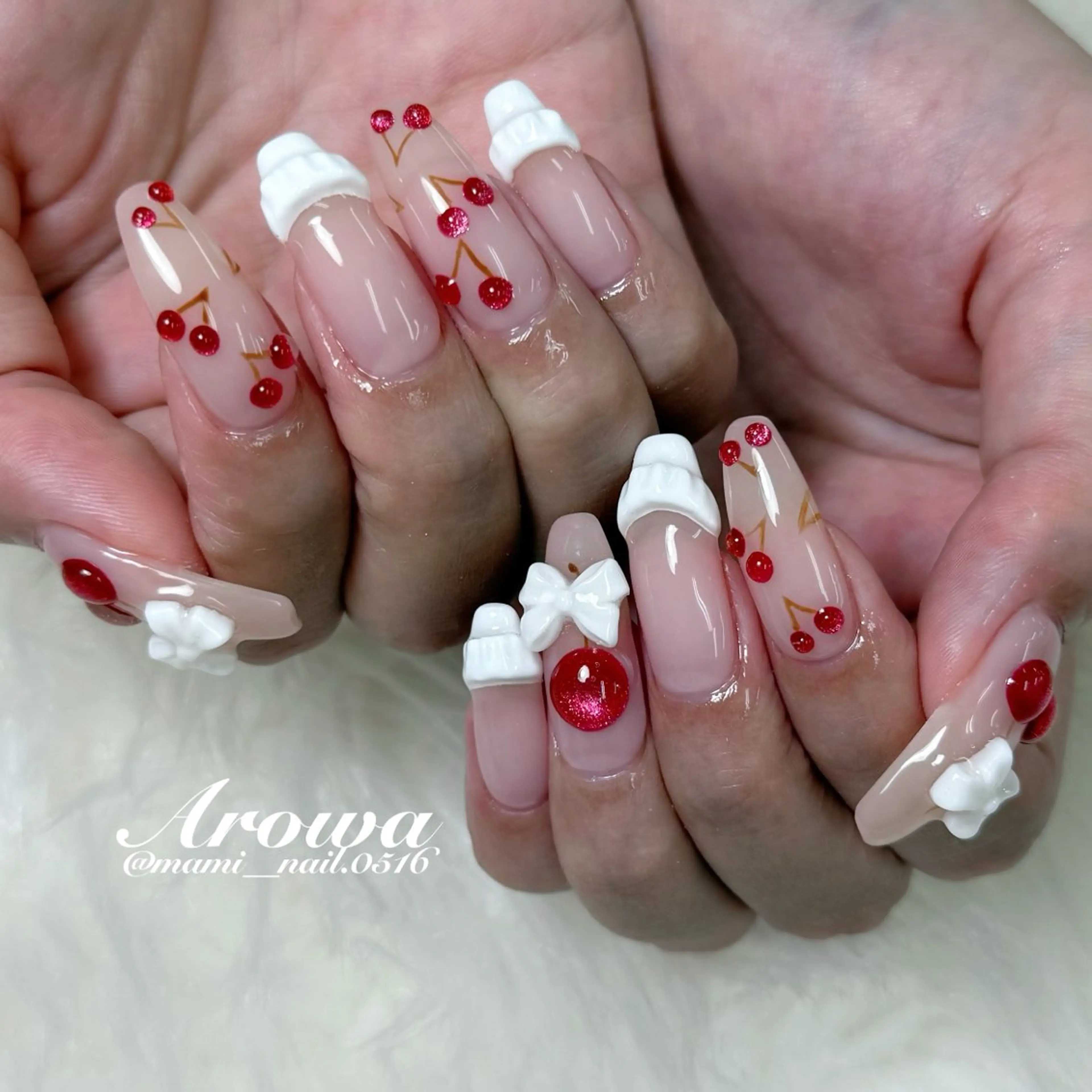 ネイル ハンドネイル Arowa まみのネイルデザイン