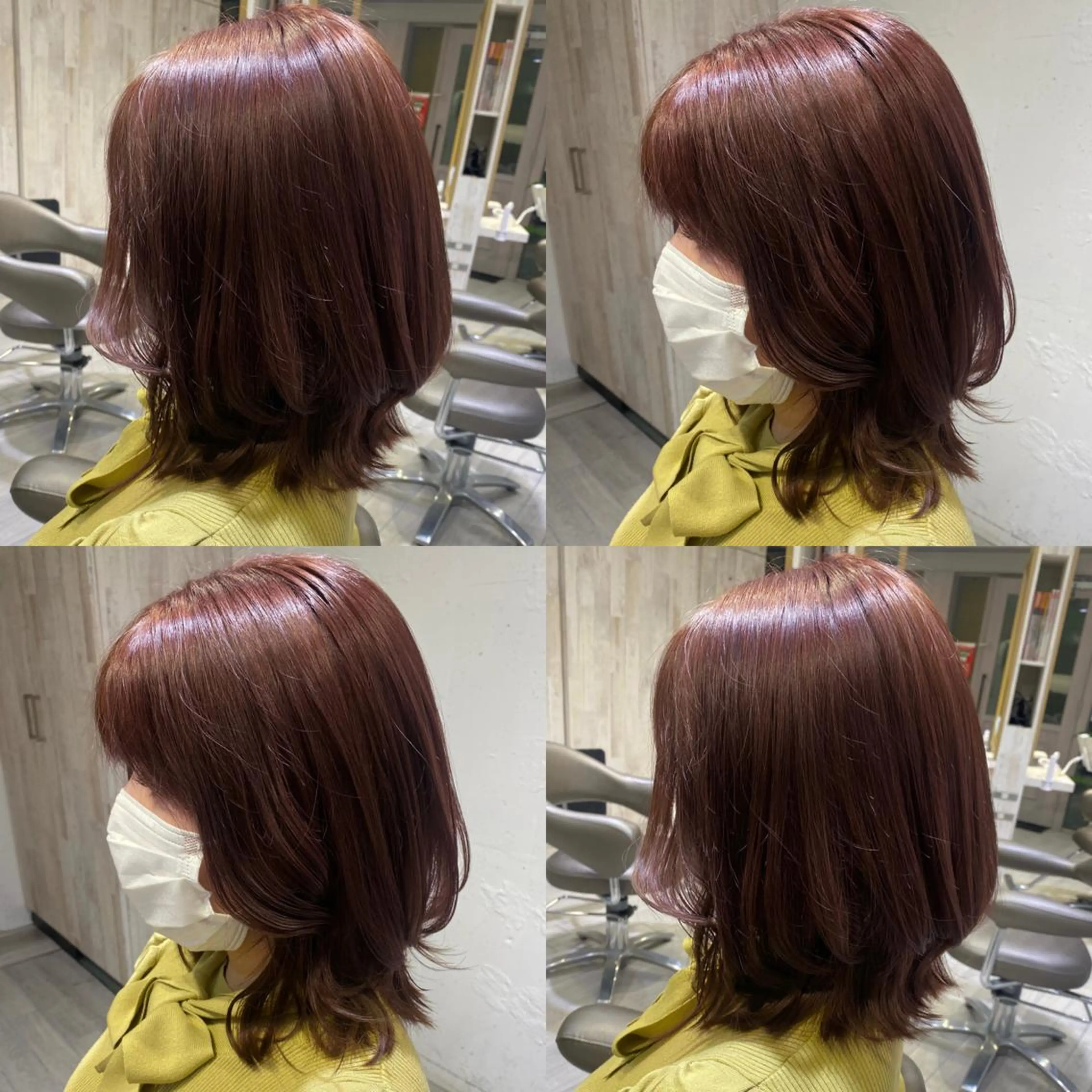 ミディアム カラー ヘアアレンジ ブリーチ 🌼NAMI 🌼のヘアスタイル