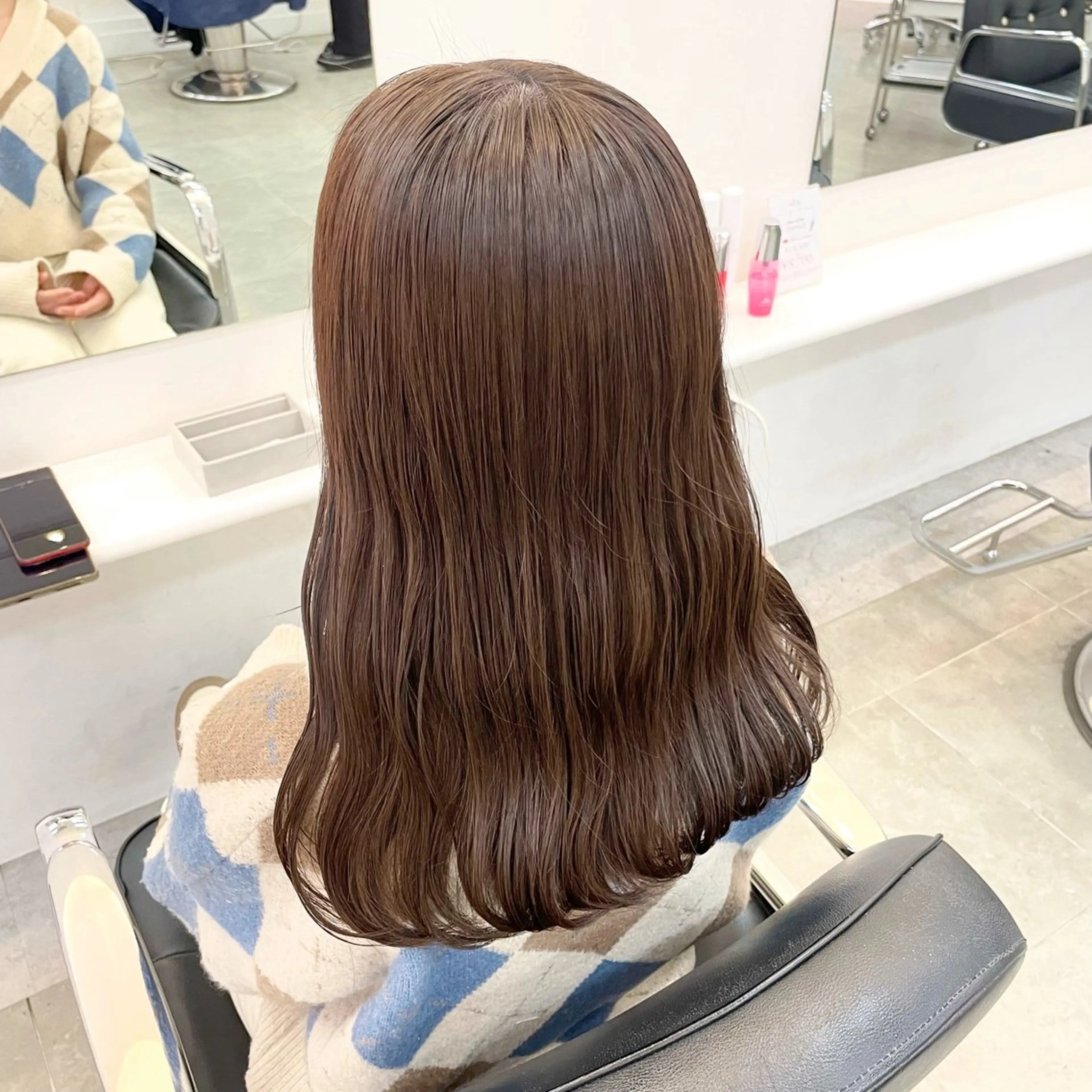 ロング カラー ヘアカラー ParveMix いしいまお🌼のヘアスタイル