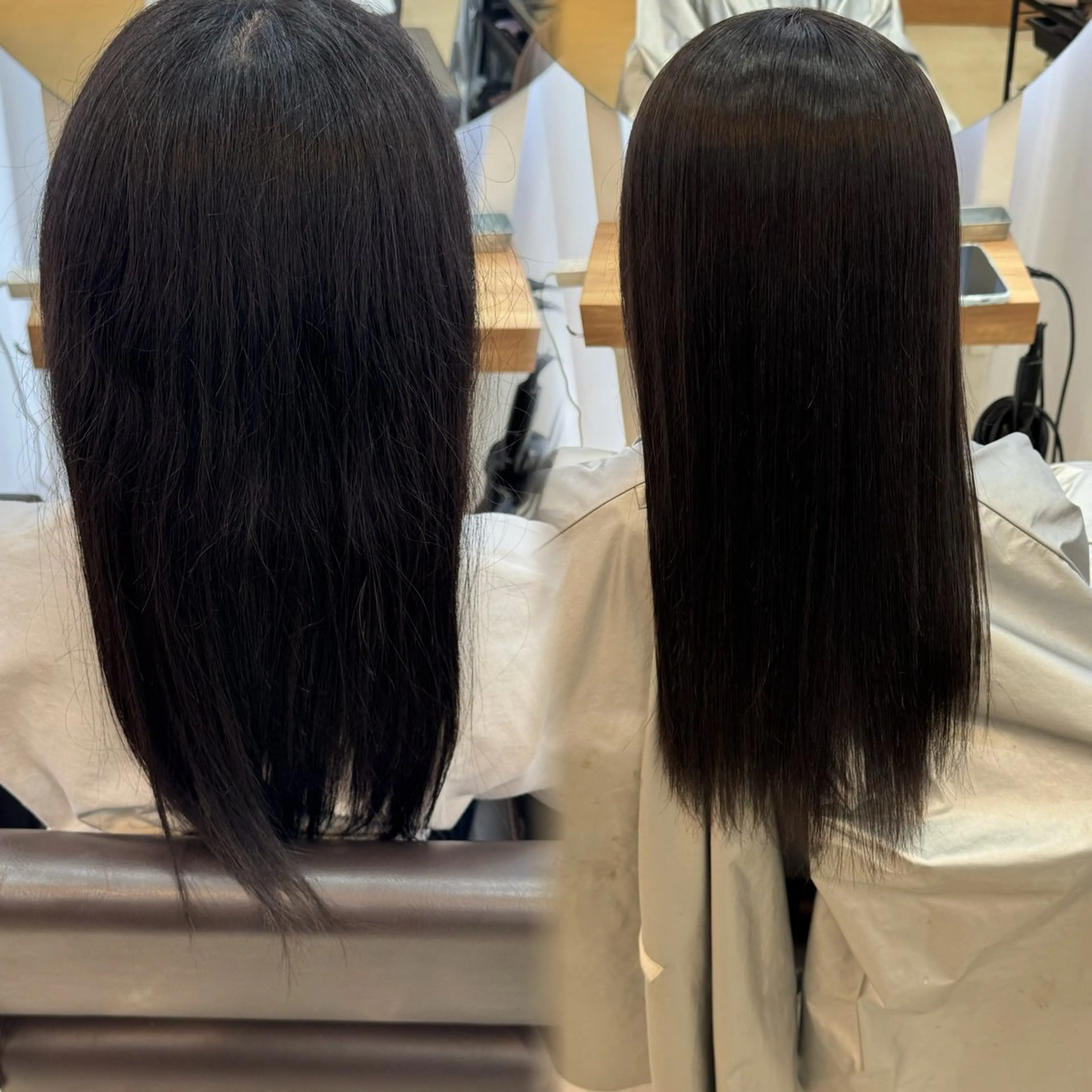 ロング 縮毛矯正 Agu hair 粉河のヘアスタイル