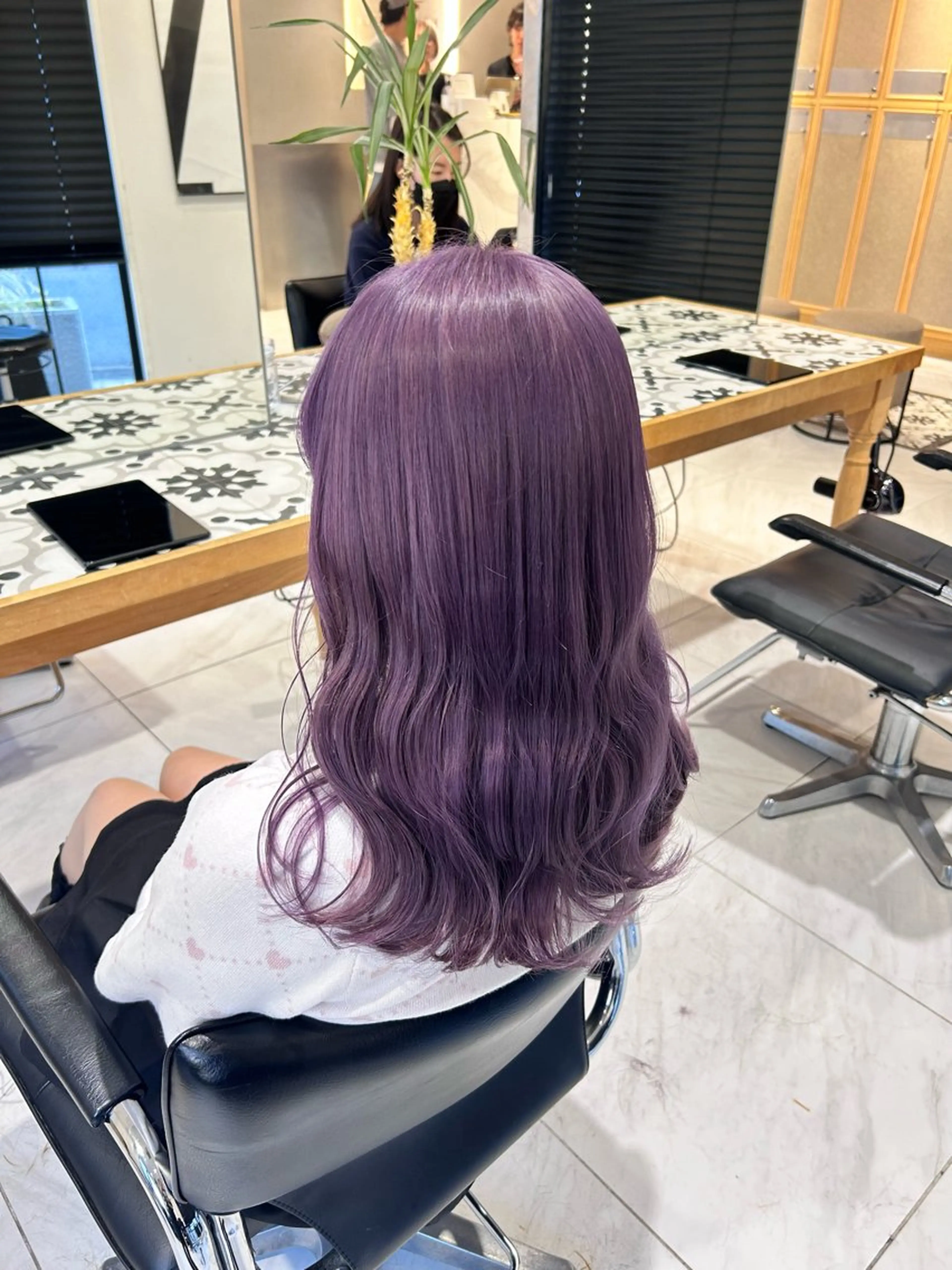 ロング カラー レイヤー小顔ショート 吉田ジョウのヘアスタイル
