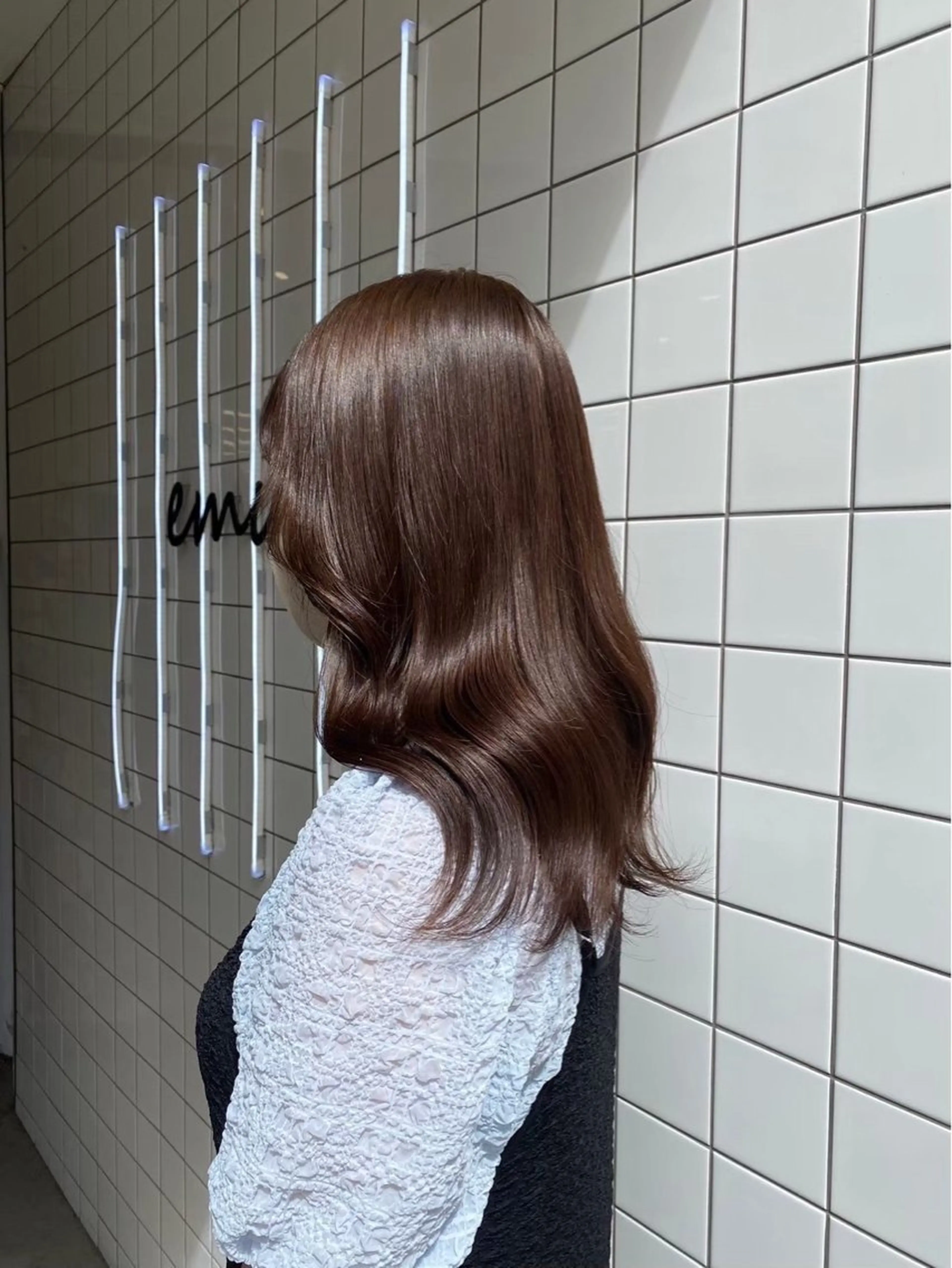 カラー ヘアカラー ルイ🪐‪⋆𓈒𓏸 【ボブ/ハイトーン】のヘアスタイル