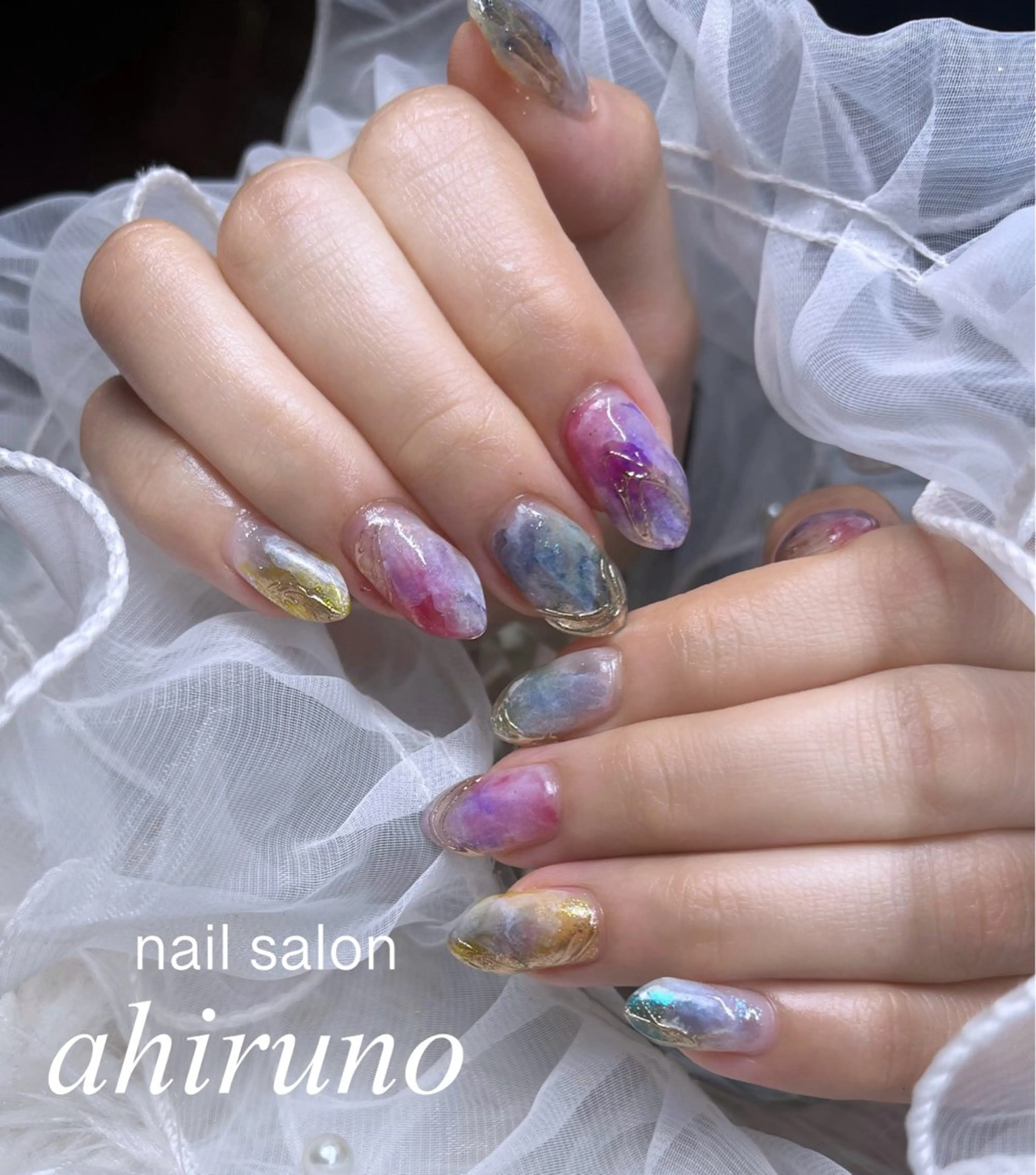 ネイル 持ち込み ニュアンスネイル ハンドネイル ａｈｉｒｕｎｏ ✿ ｙｕiのネイルデザイン