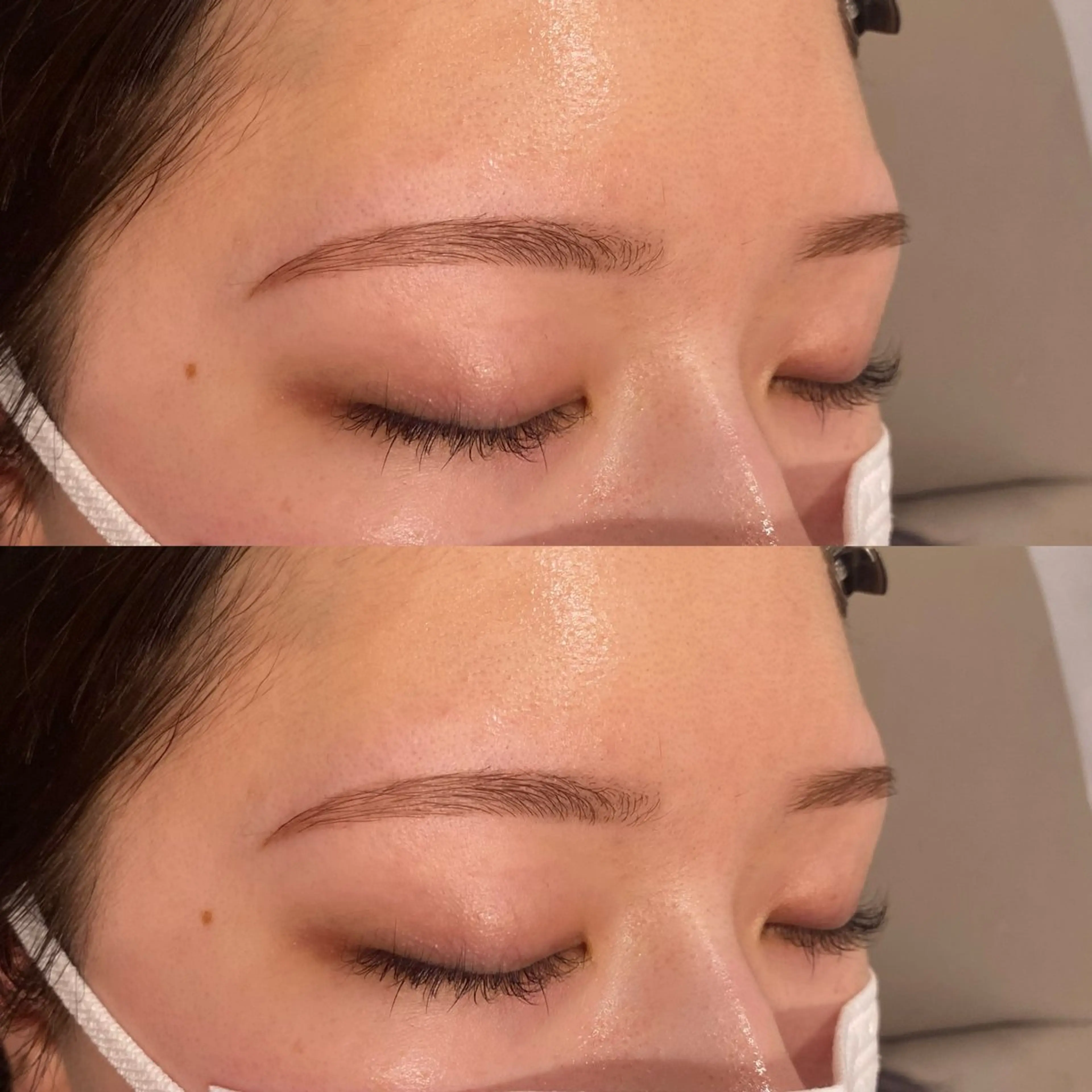 アイブロウ 眉カラー 眉毛ワックス脱毛 西島 雪輝のマツエク・マツパデザイン