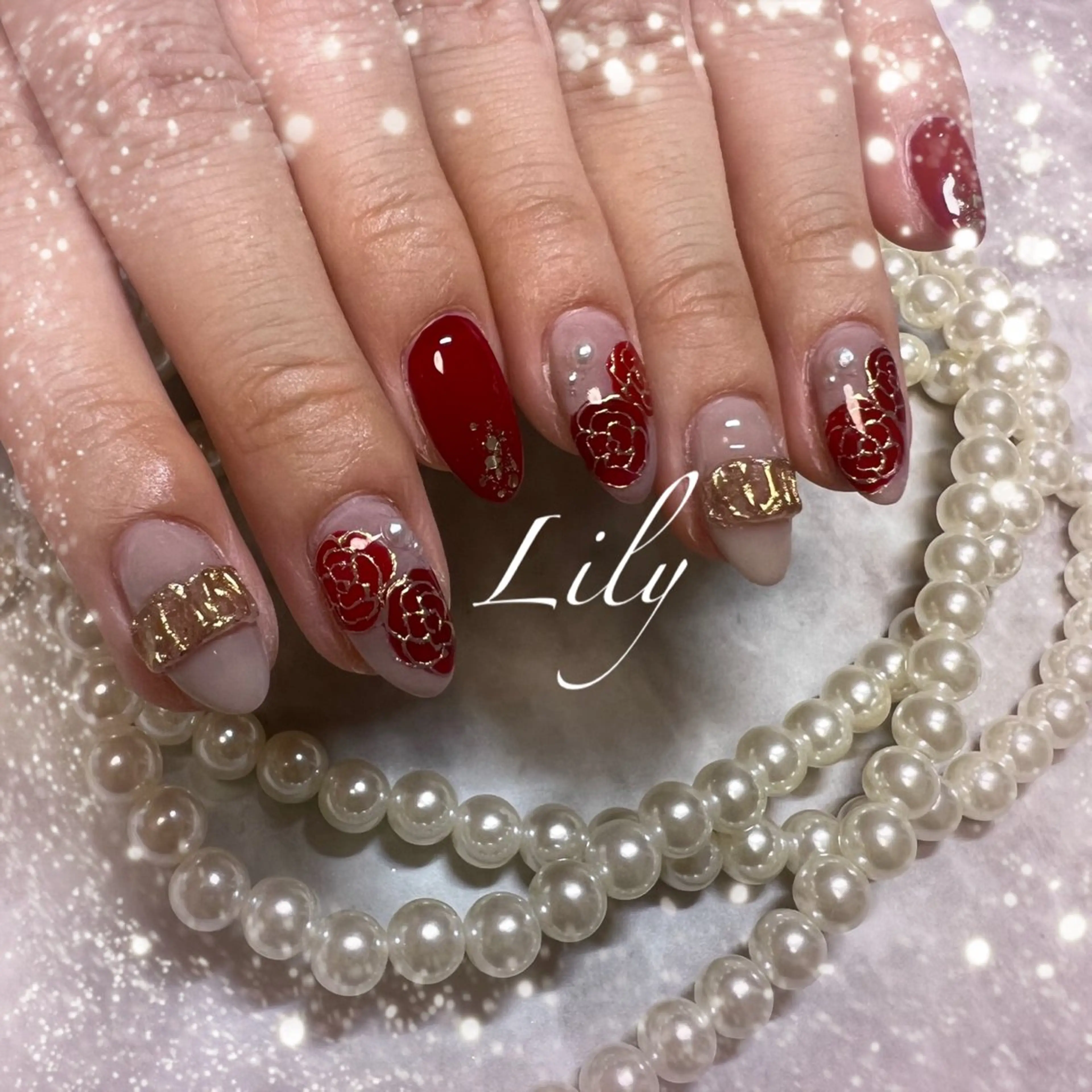 ネイル ハンドネイル Nailsalon Lilyのネイルデザイン