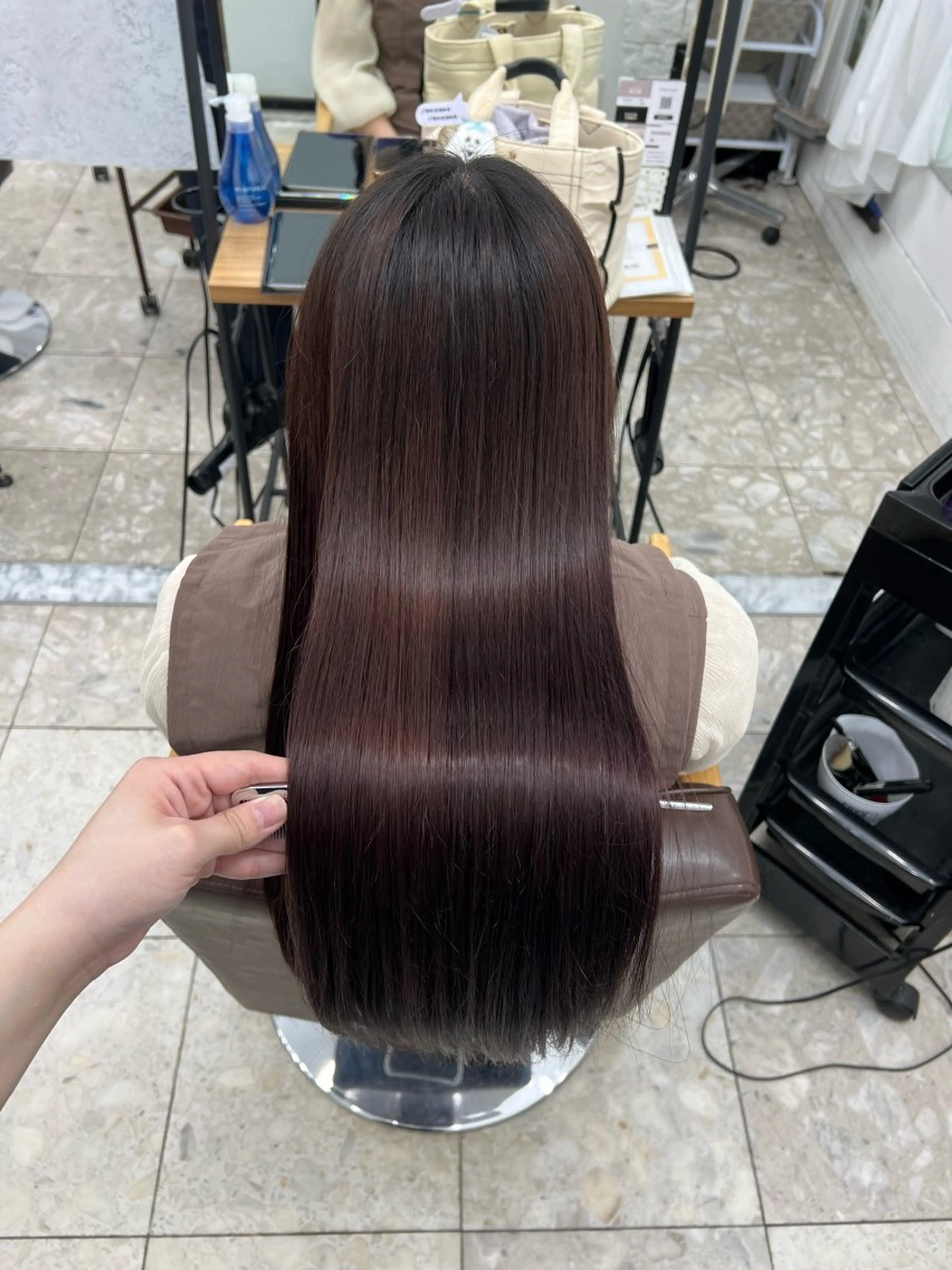 🔮メテオ髪質改善カラー🔮【ロング料金別】最高濃度Lv3の写真
