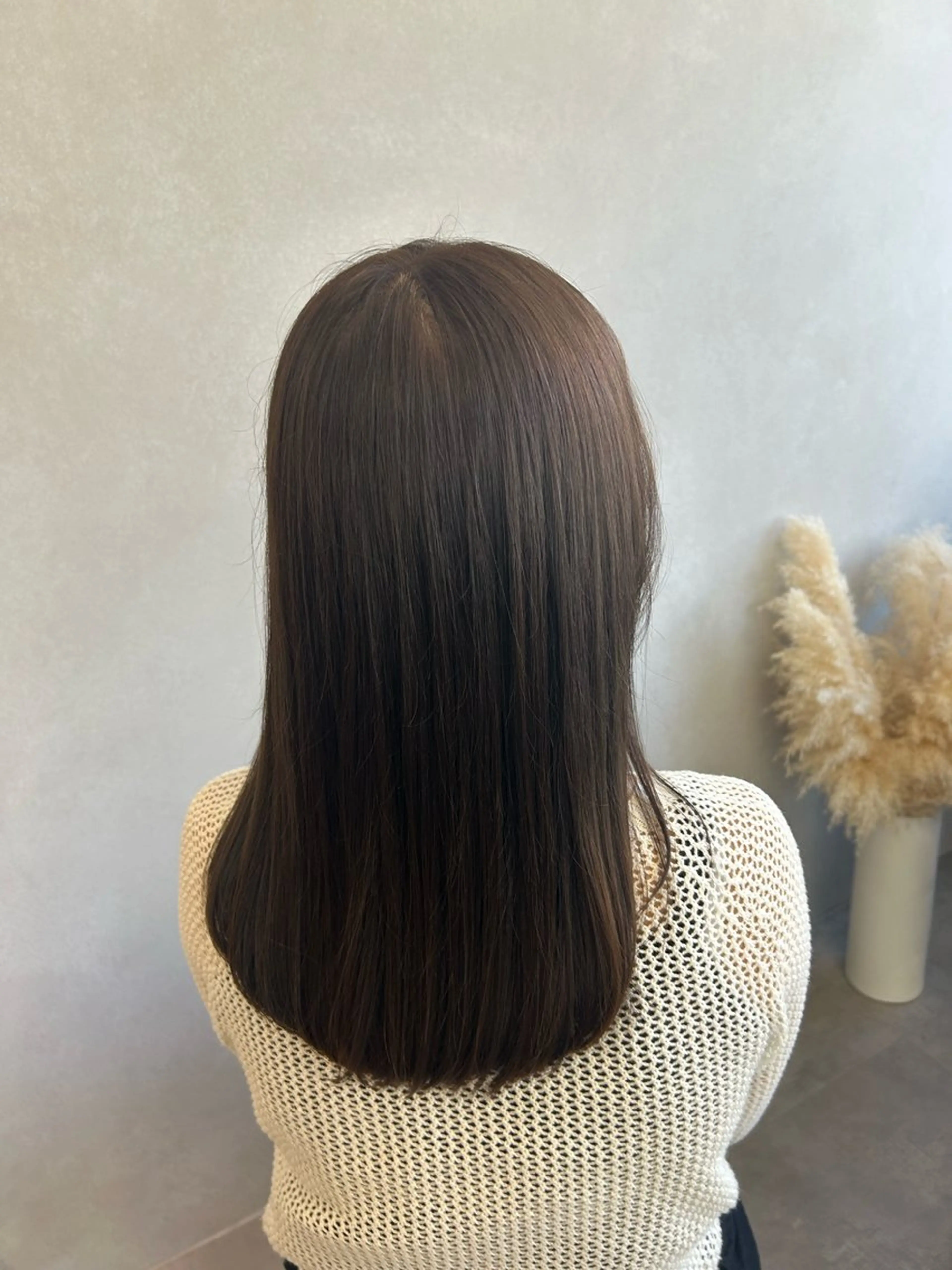 セミロング カラー ベージュカラー 透明感カラー 暖色･似合わせカラー (廣石沙英🎀)のヘアスタイル