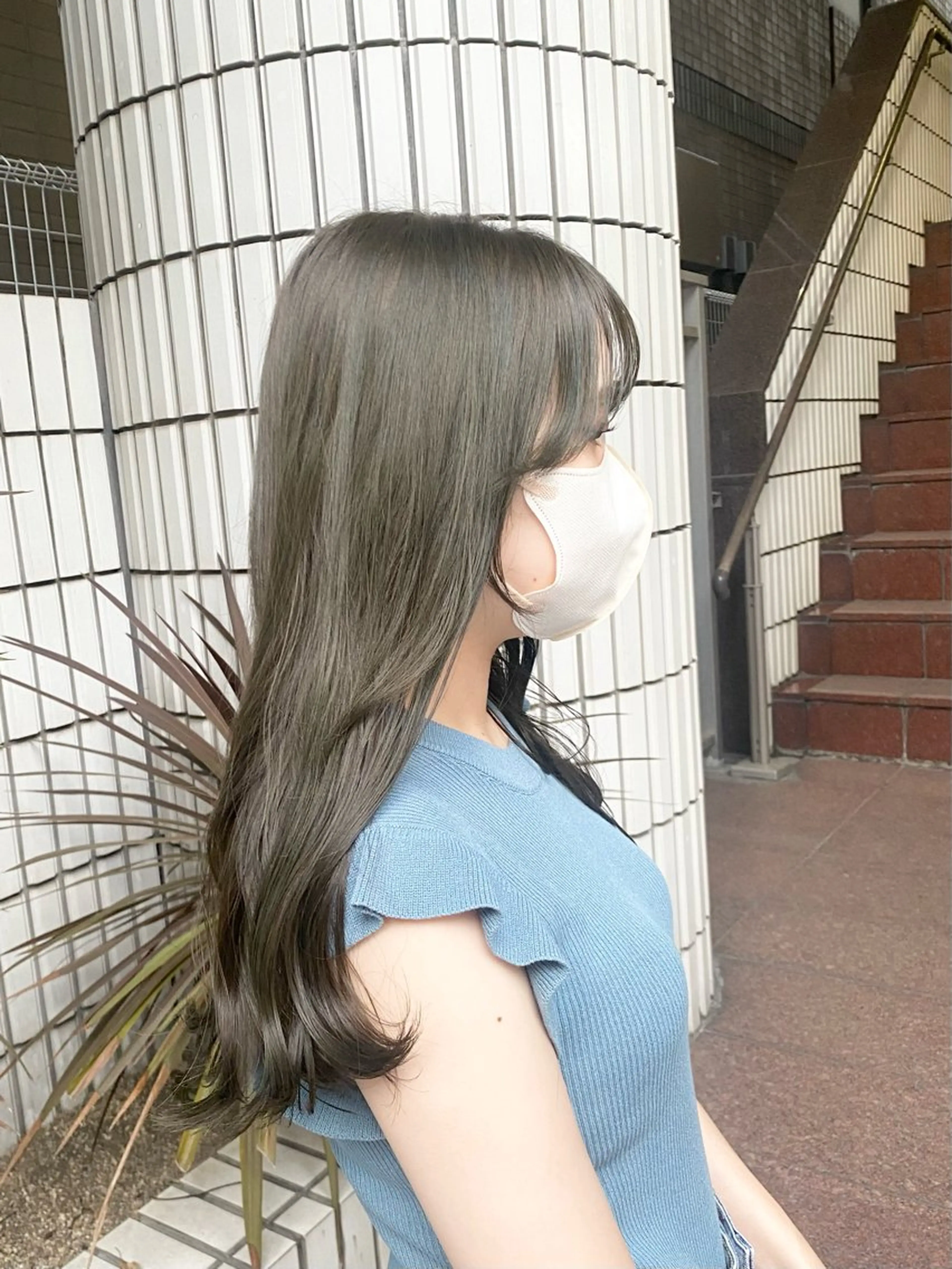 ロング カット ヘアカラー トリートメント motel所属・モデルや芸能人も通う ✨マンツーマンサロンのヘアスタイル