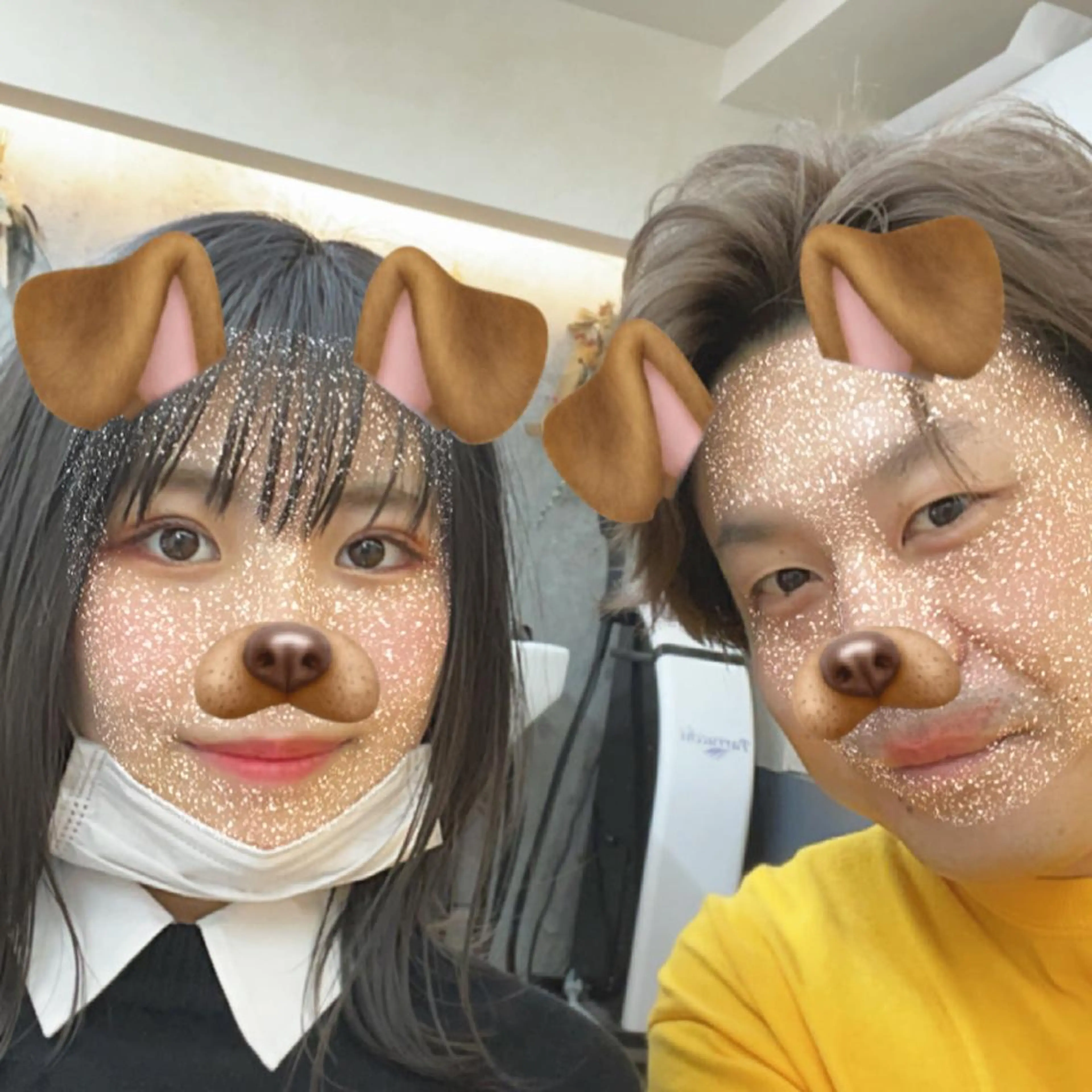 ミディアム カラー カット ヘアカラー TOWA 野村　コウダイのヘアスタイル