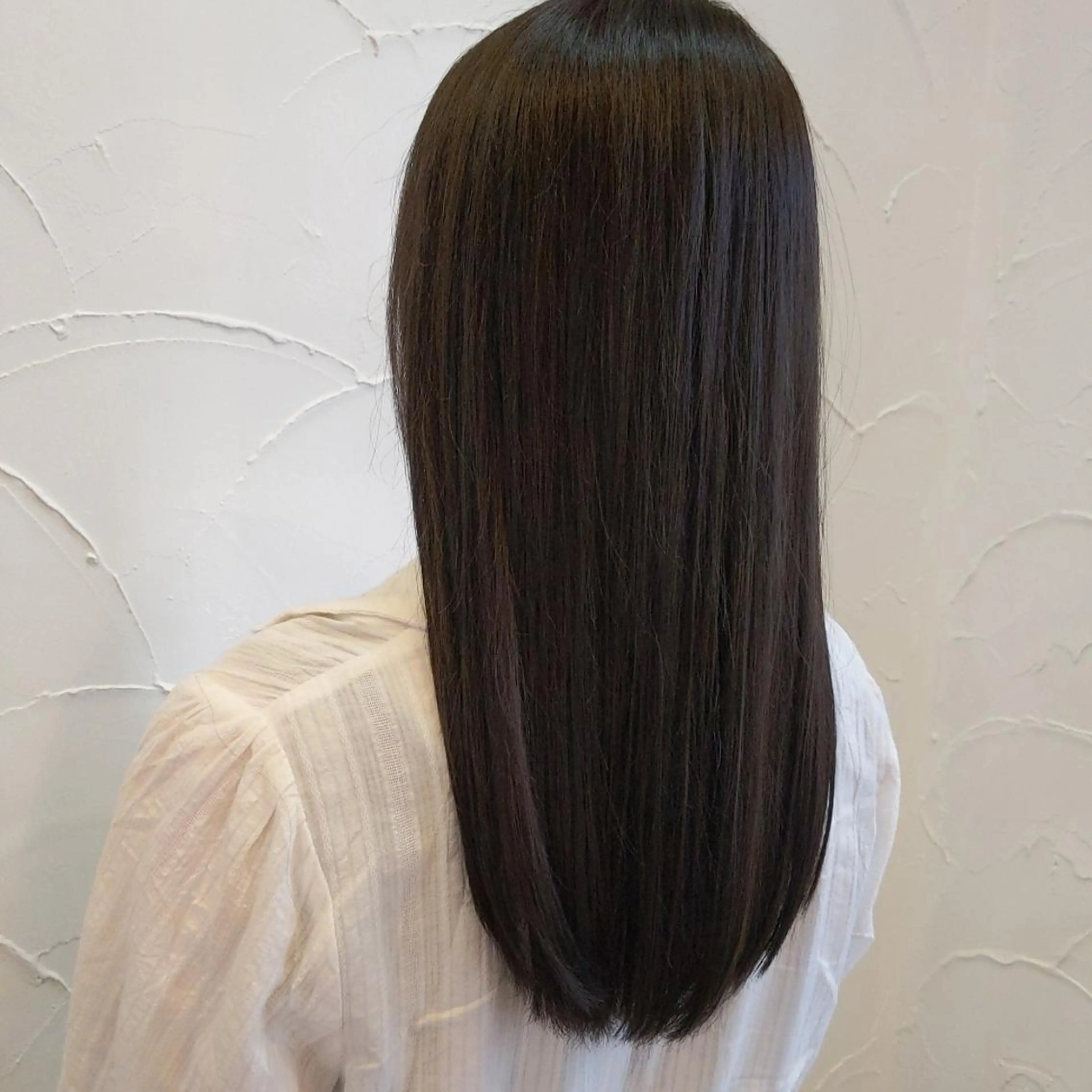 ロング カラー 髪質改善アンブリーチ 店長みやけななのヘアスタイル