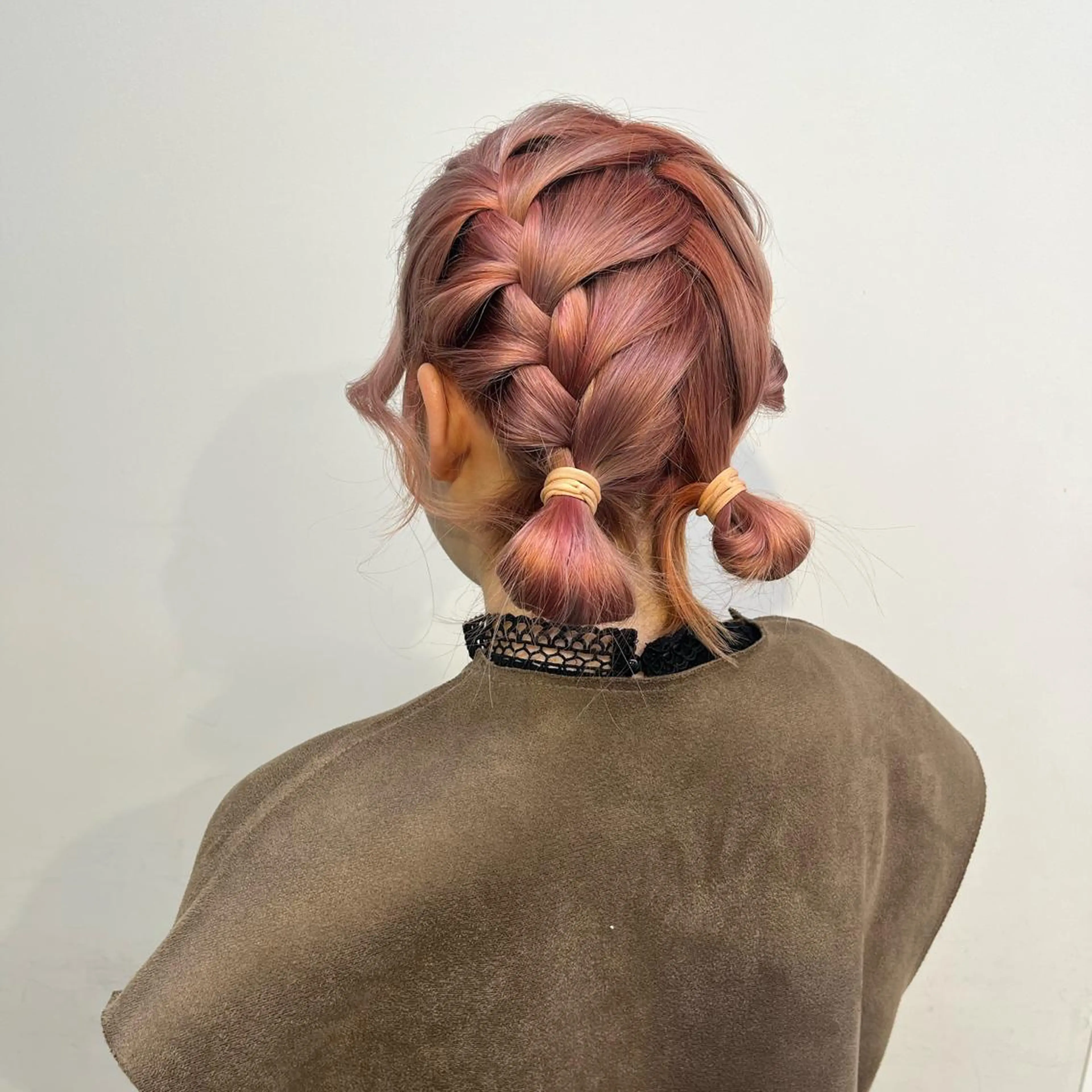 ミディアム カラー ヘアアレンジ ヘアセット 愛されカラー🩷 はるなのヘアスタイル