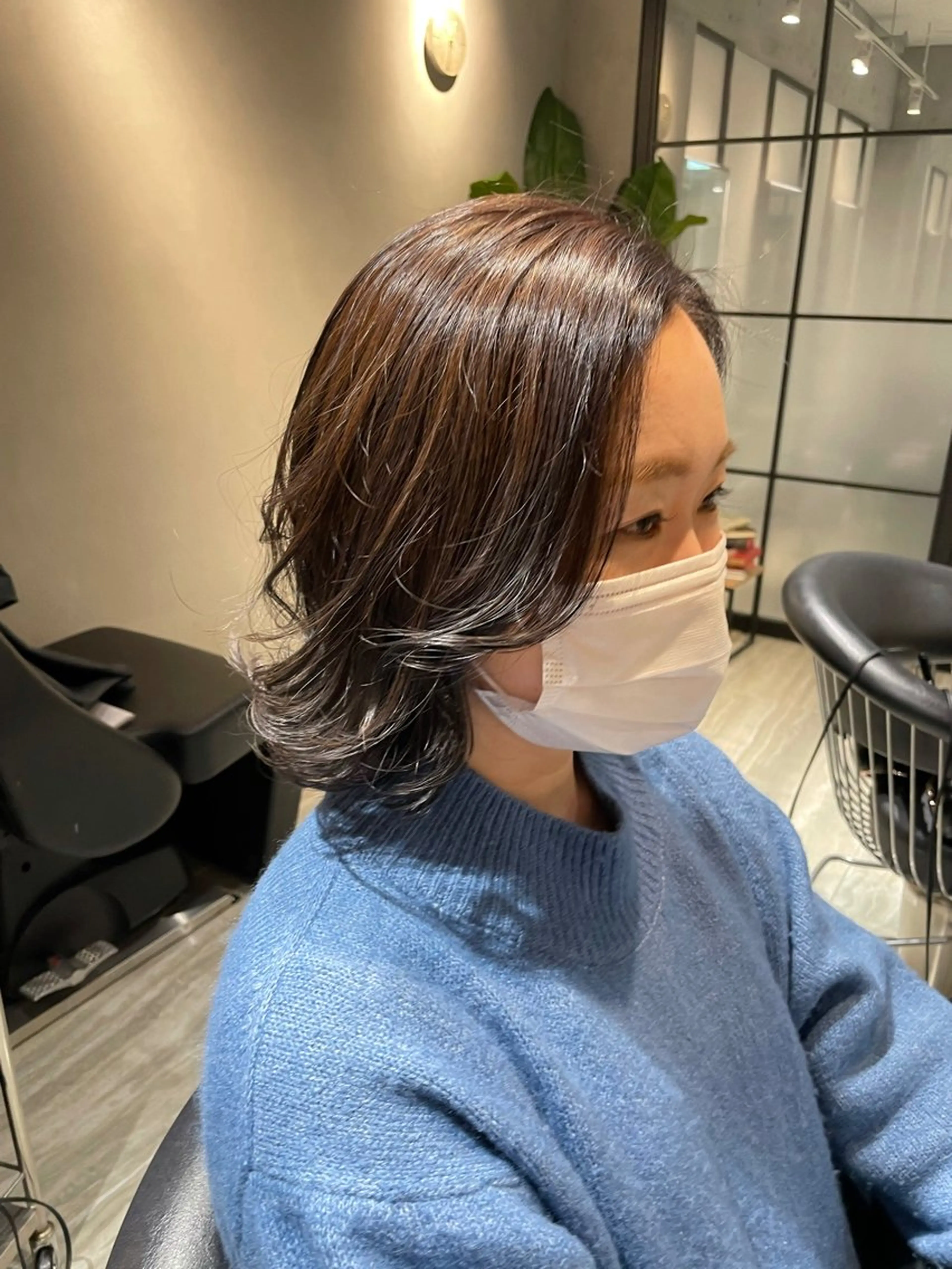 ミディアム miku 🍑髪質改善サロンのヘアスタイル