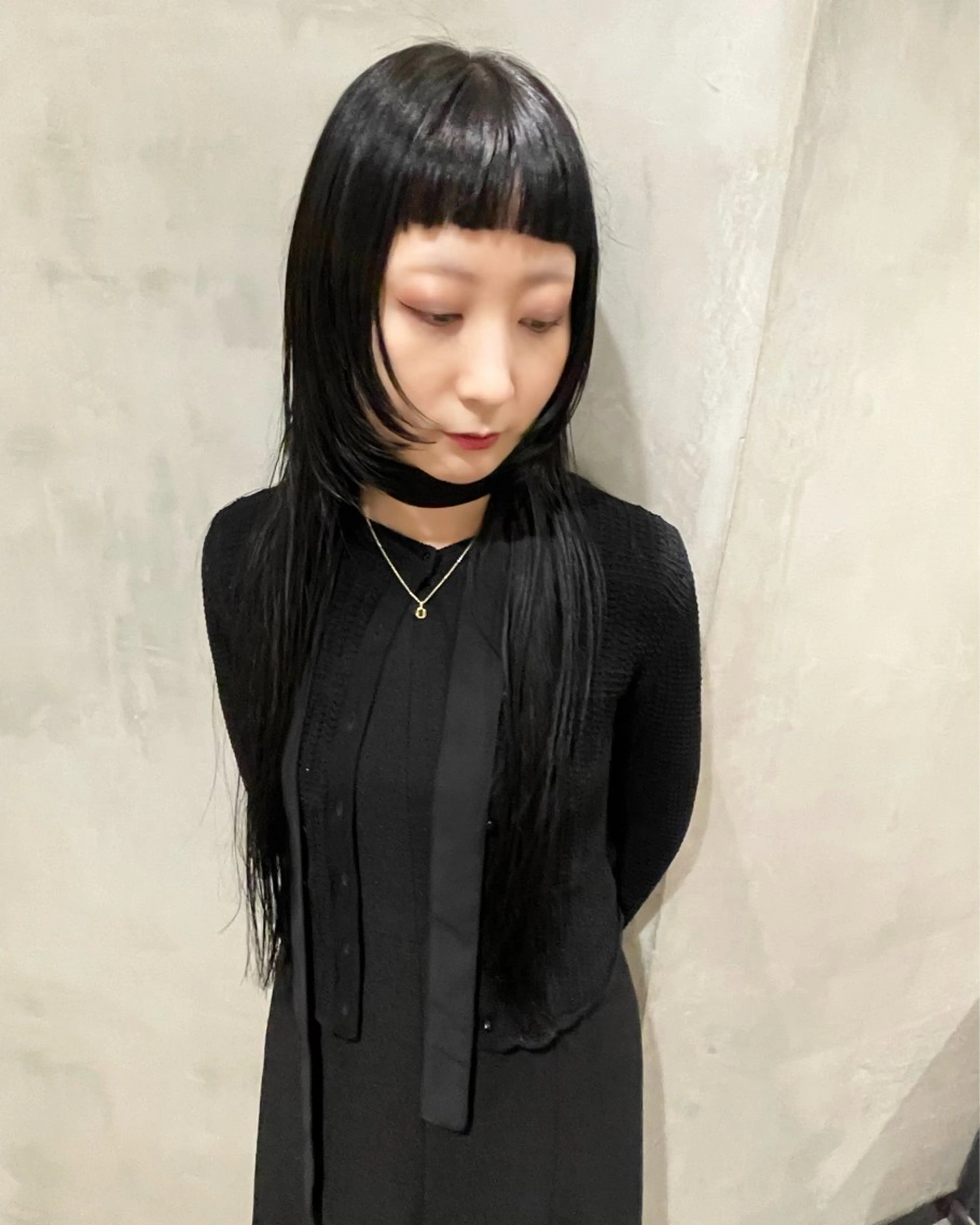 ロング カット トリートメント 優 作のヘアスタイル