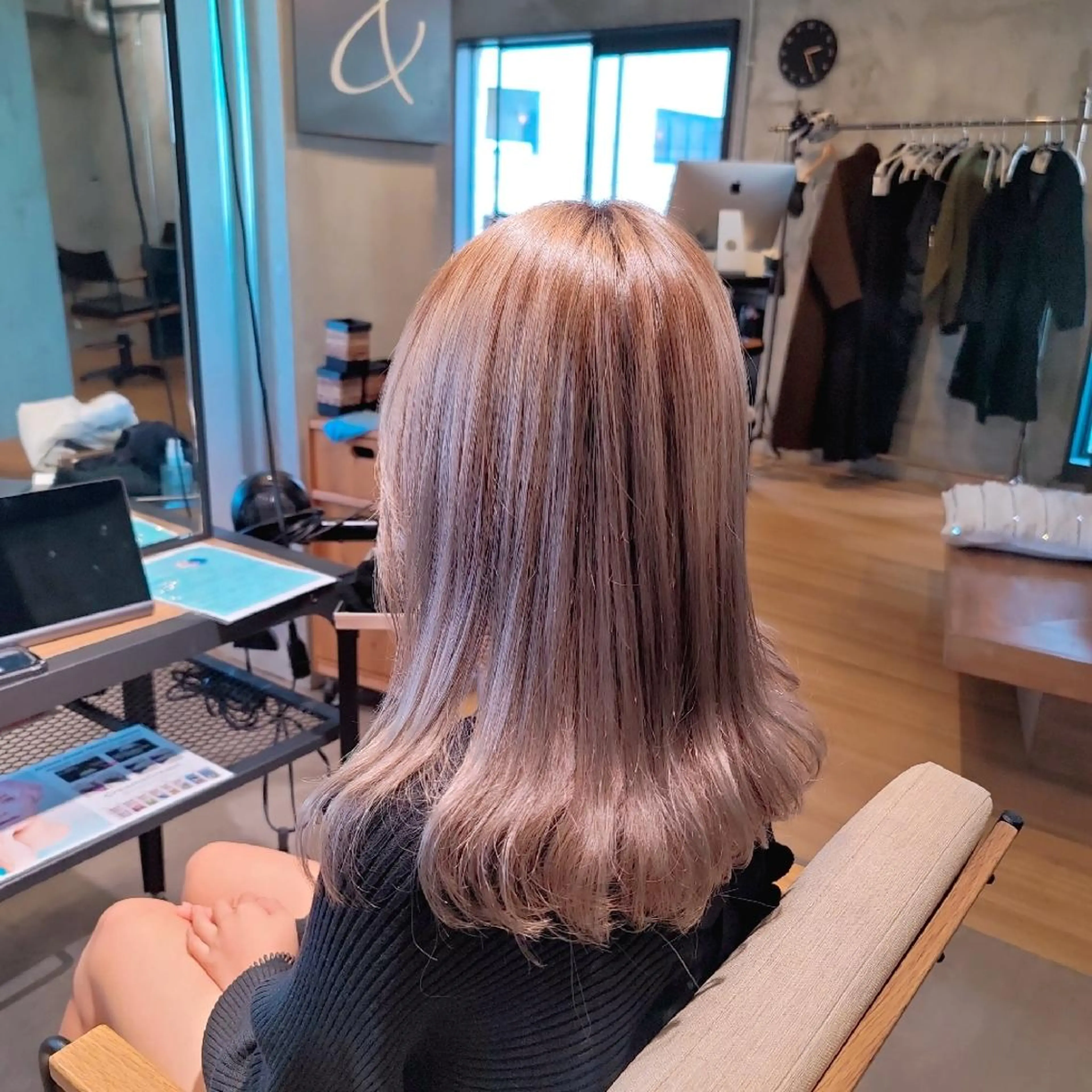 セミロング ヘアアレンジ 🐬似合わせ🦈 佐々田 桜江のヘアスタイル