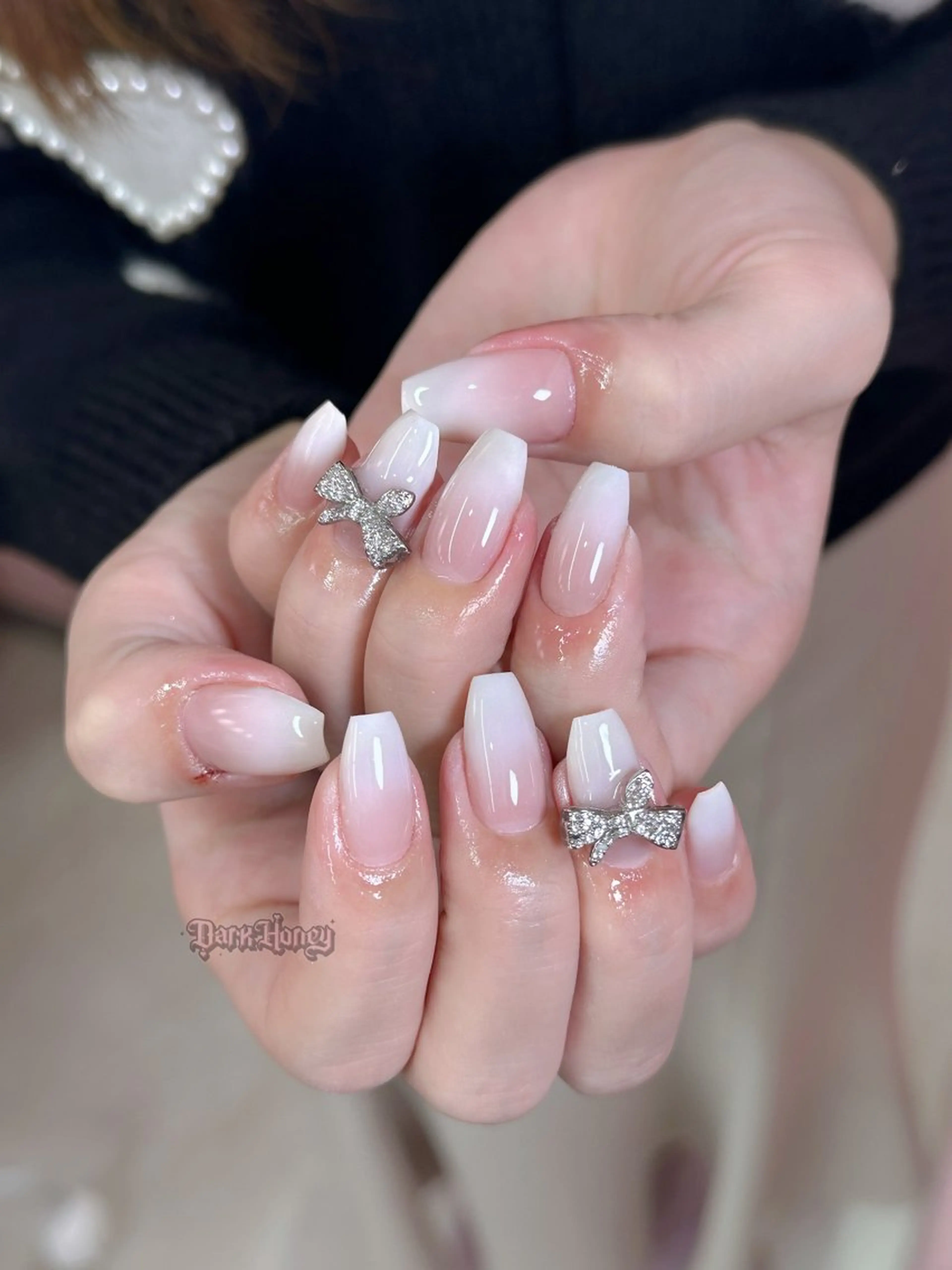 ネイル ハンドネイル Dark honey スカルプ専門原宿店のネイルデザイン