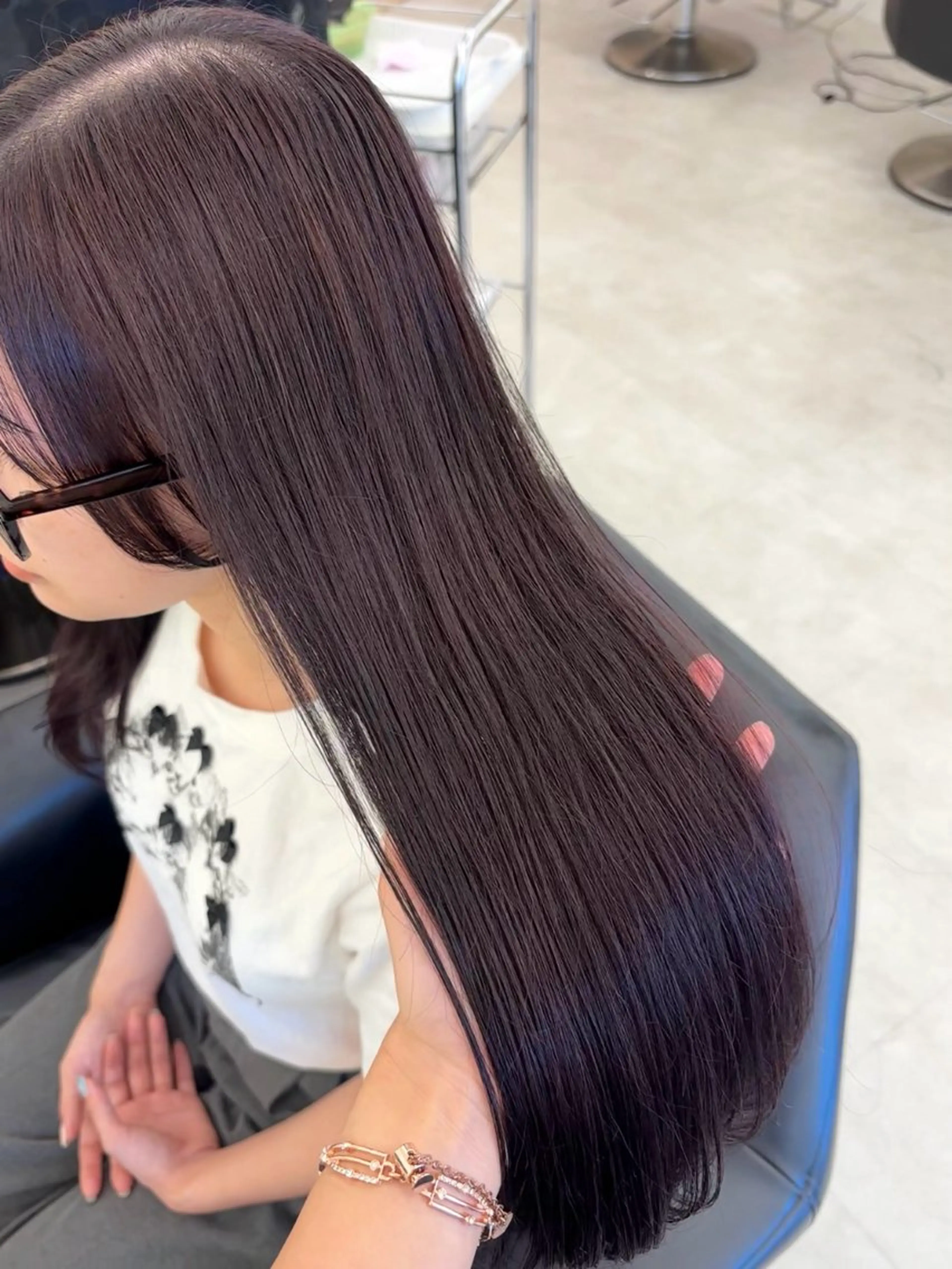 ロング カラー ParveMix♡ 加藤理沙のヘアスタイル