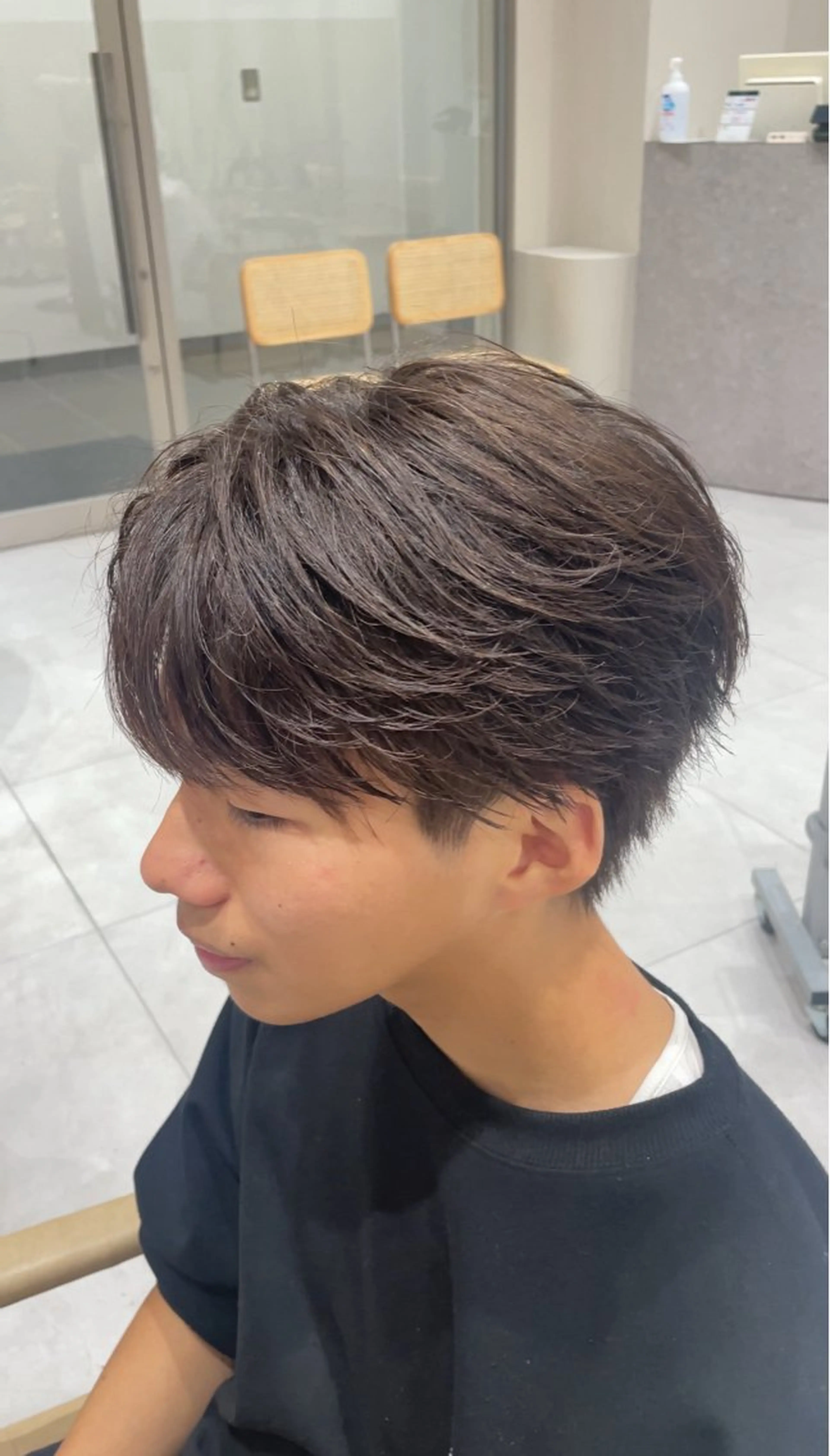 【メンズ限定🔥】フェザーパーマ＋カットの写真