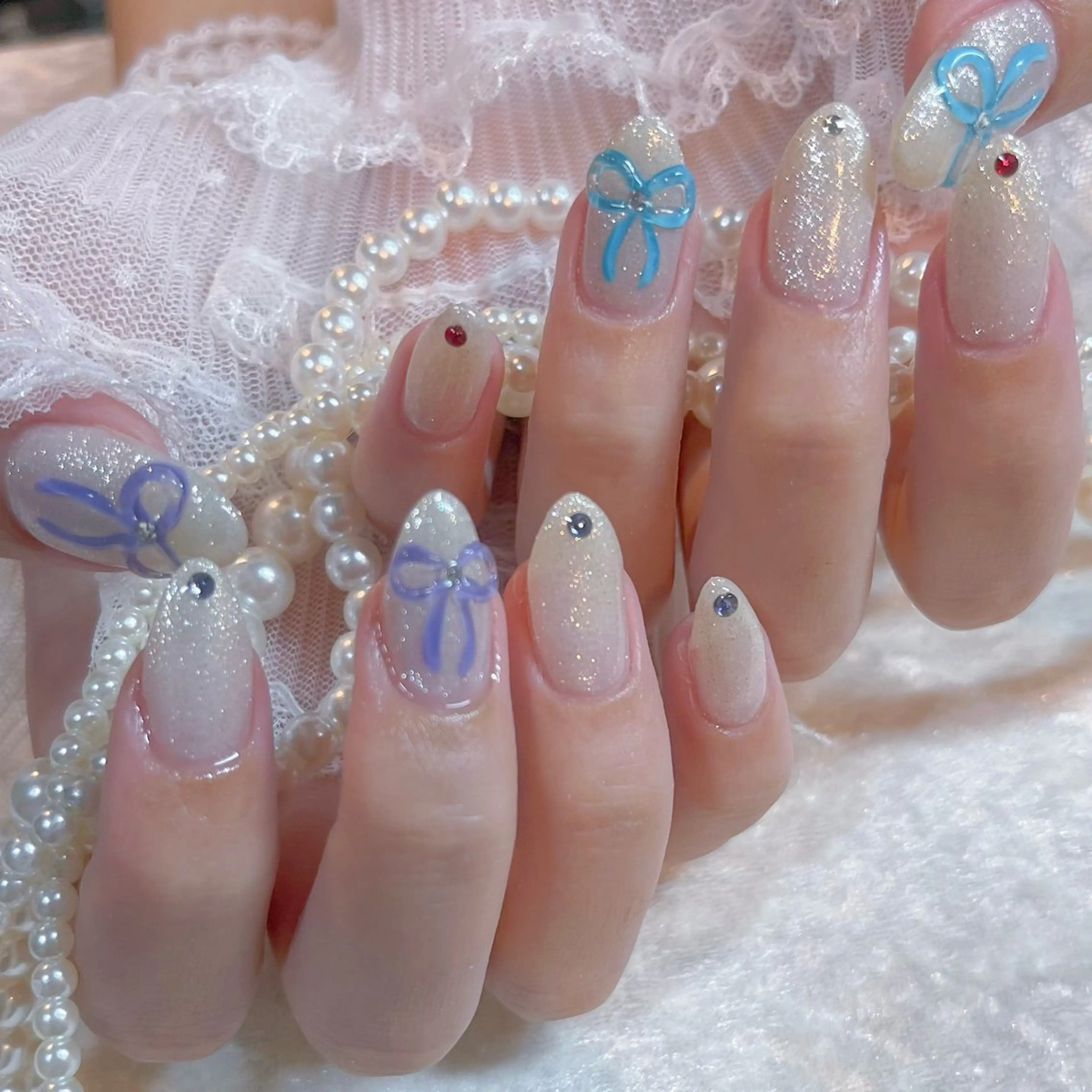 ネイル ハンドネイル Maya 🧊🫧‪のネイルデザイン
