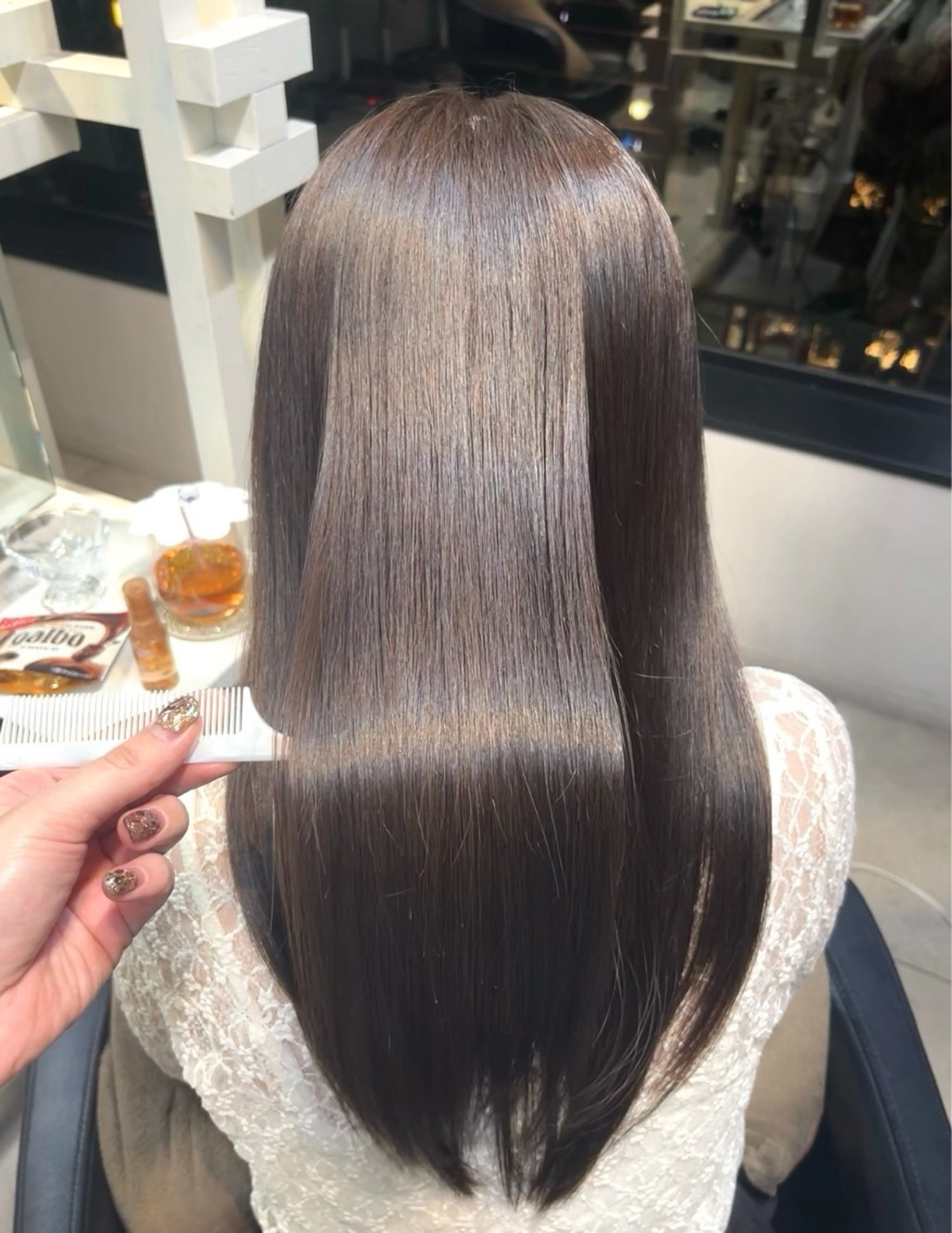 ロング カラー ヘアカラー トリートメント 🎀愛されモテカラー 🎀/moeのヘアスタイル