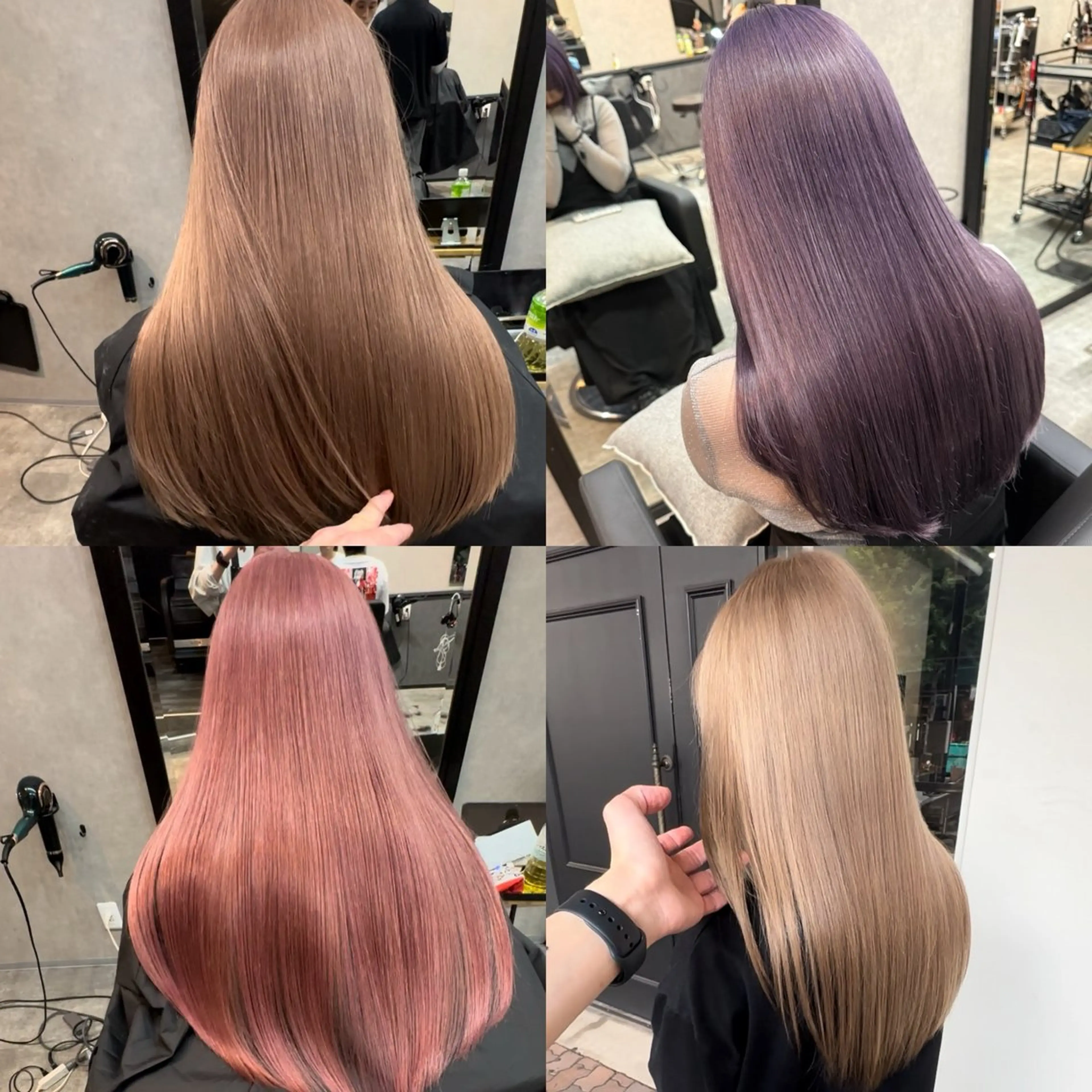 ロング カット ヘアカラー 田中 聖也のヘアスタイル