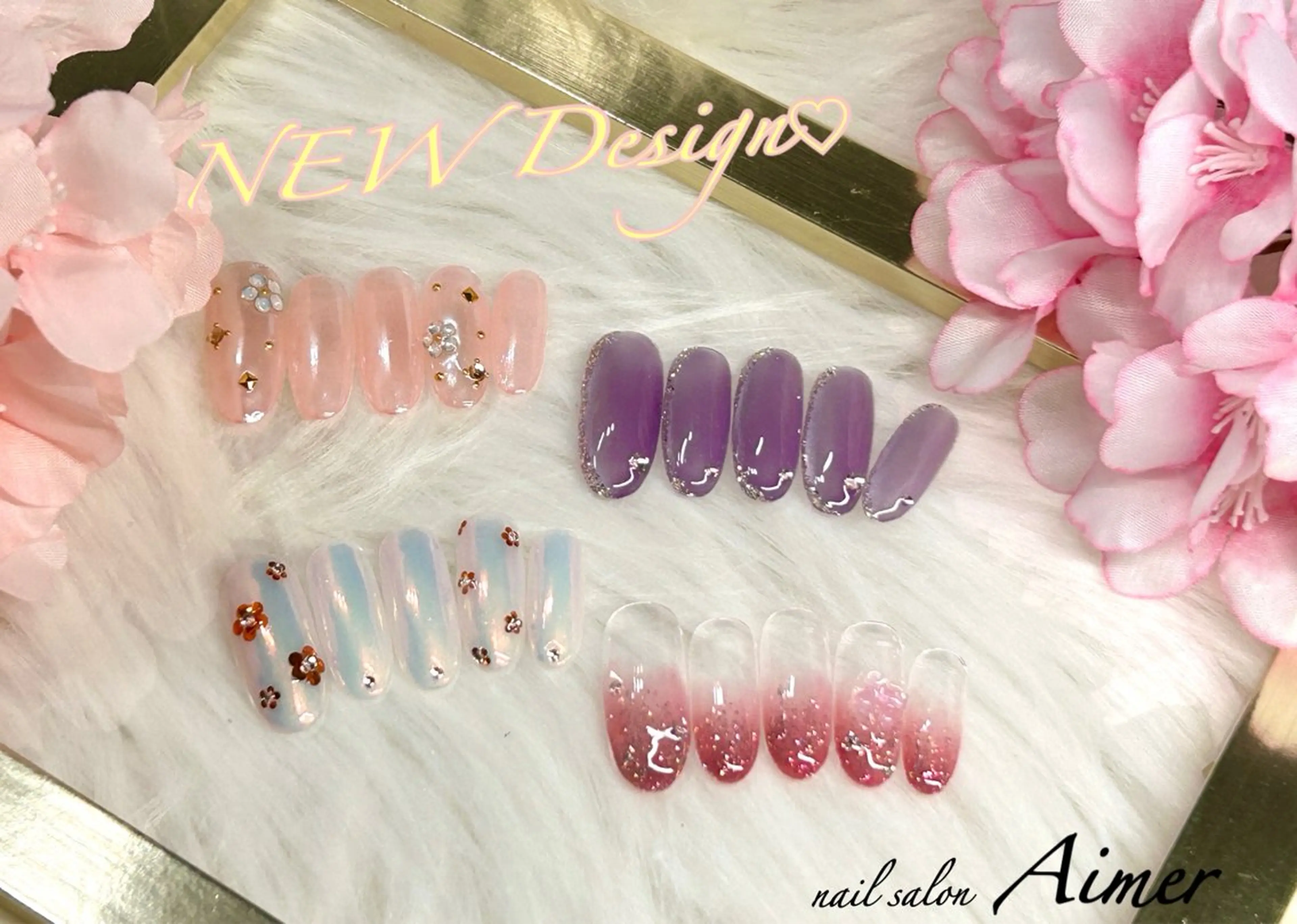 ネイル ハンドネイル nail salon Aimerのネイルデザイン